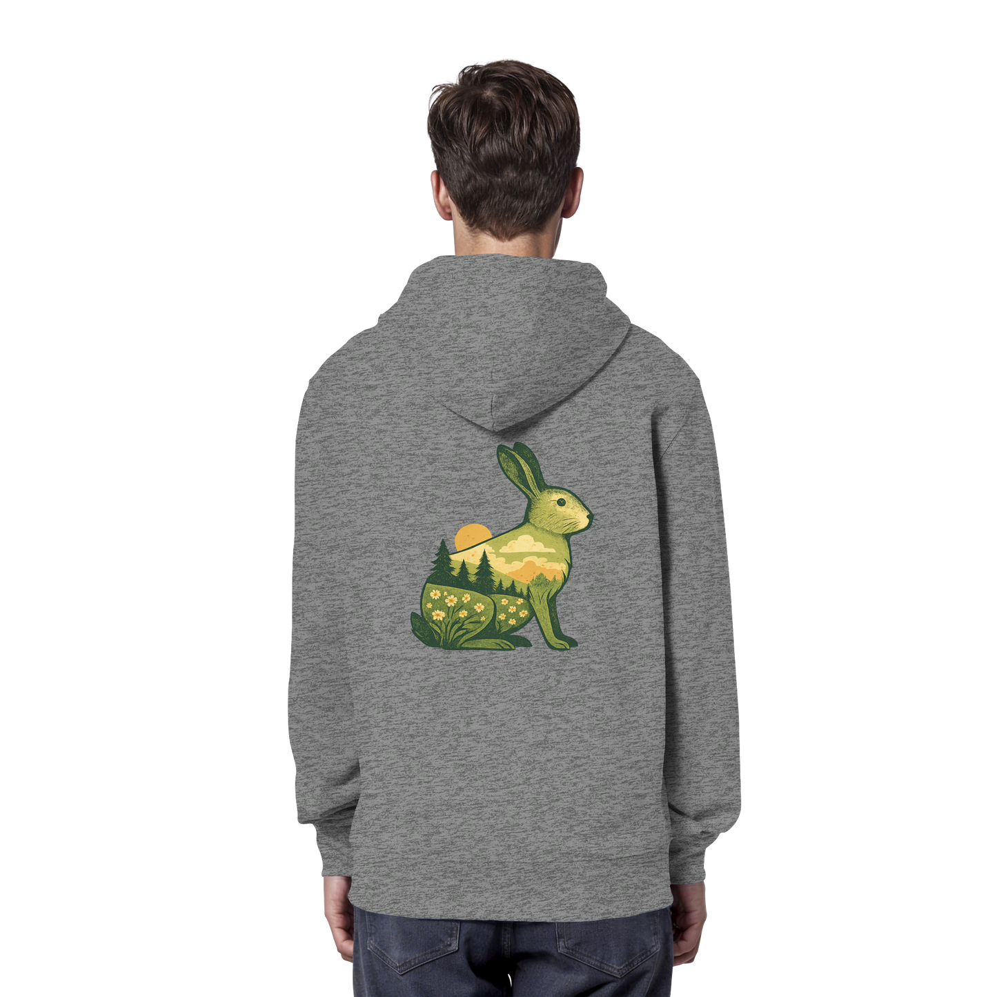 Rabbit – Spirit of Growth - Organic Hoodie