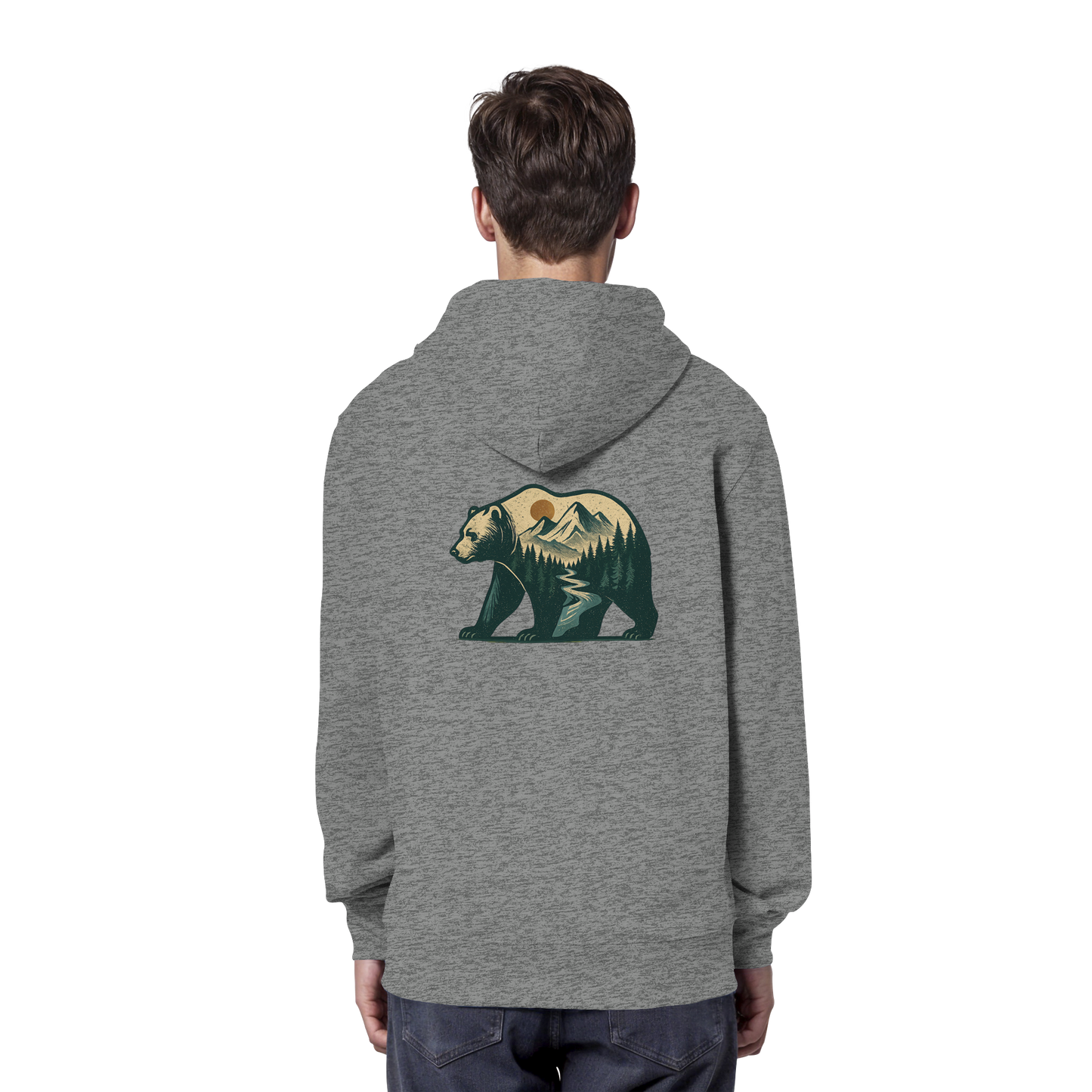 Bear – Spirit of Power - Organic Hoodie