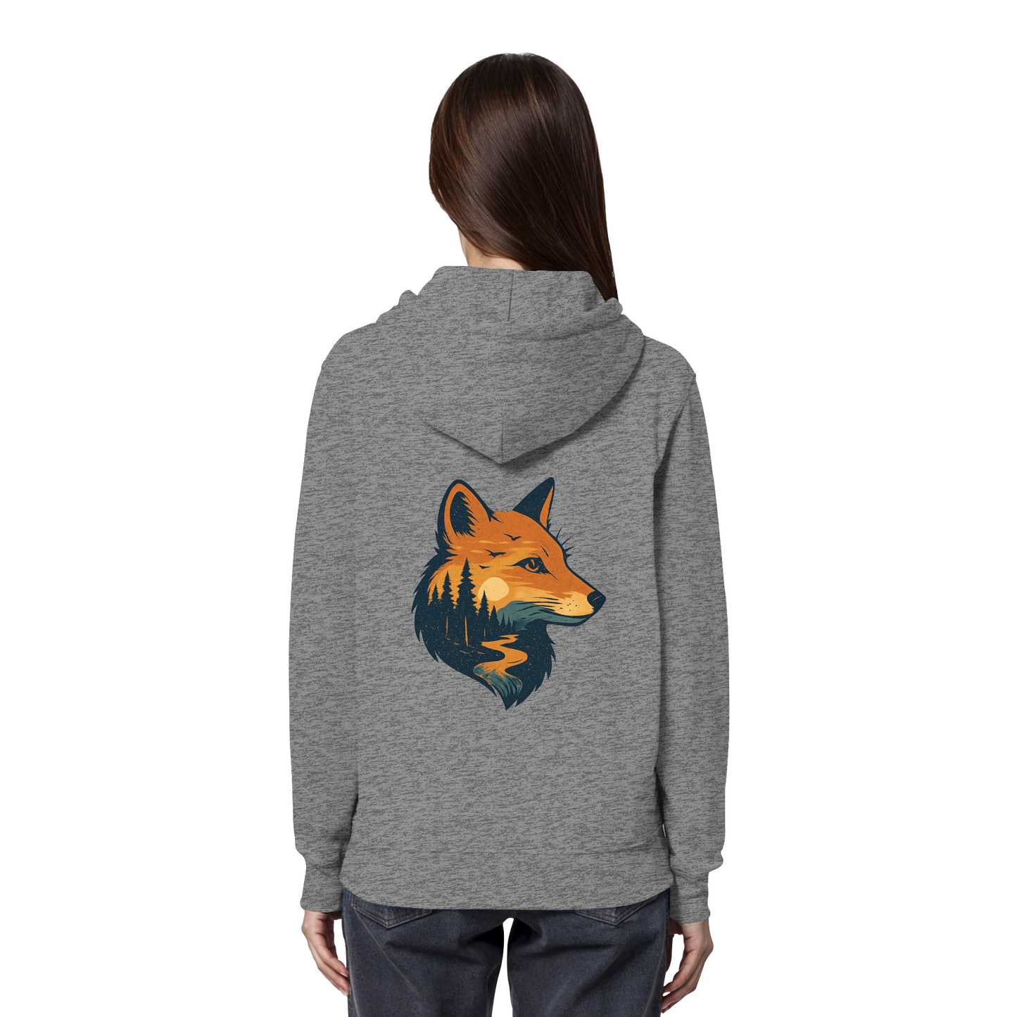 Fox – Curious Spirit - Organic Hoodie