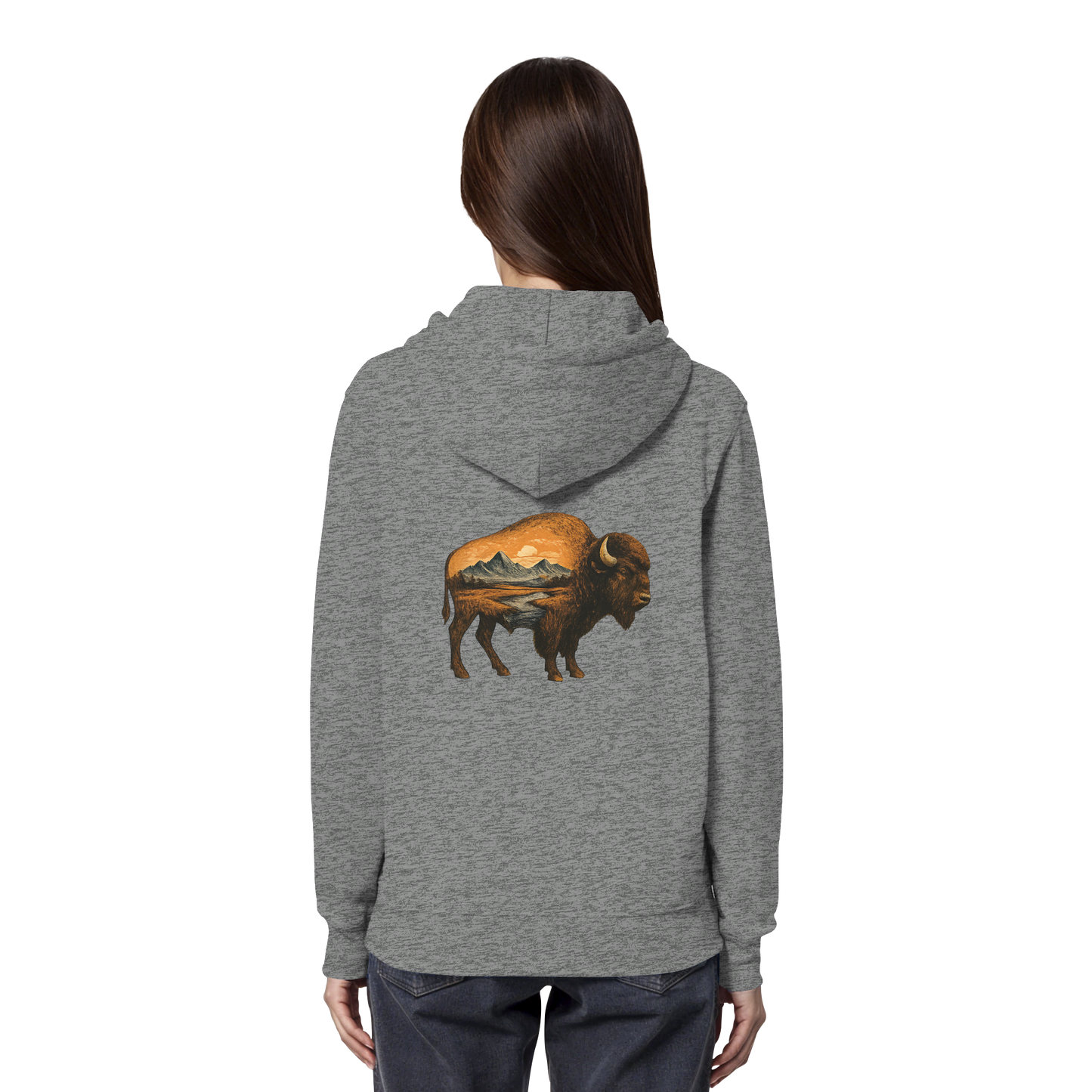 Bison – Spirit of Endurance - Organic Hoodie