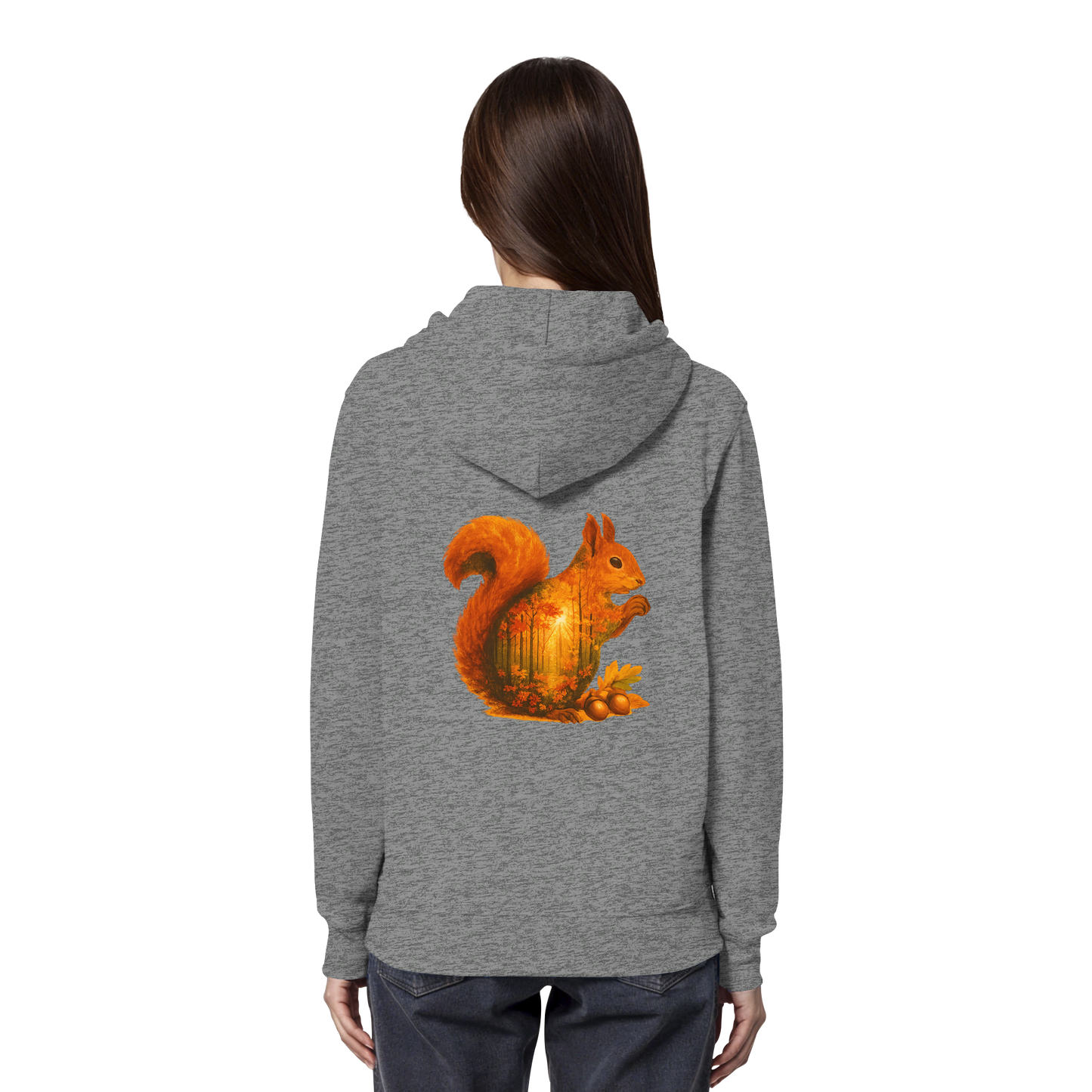 Squirrel – Spirit of Energy - Organic Hoodie