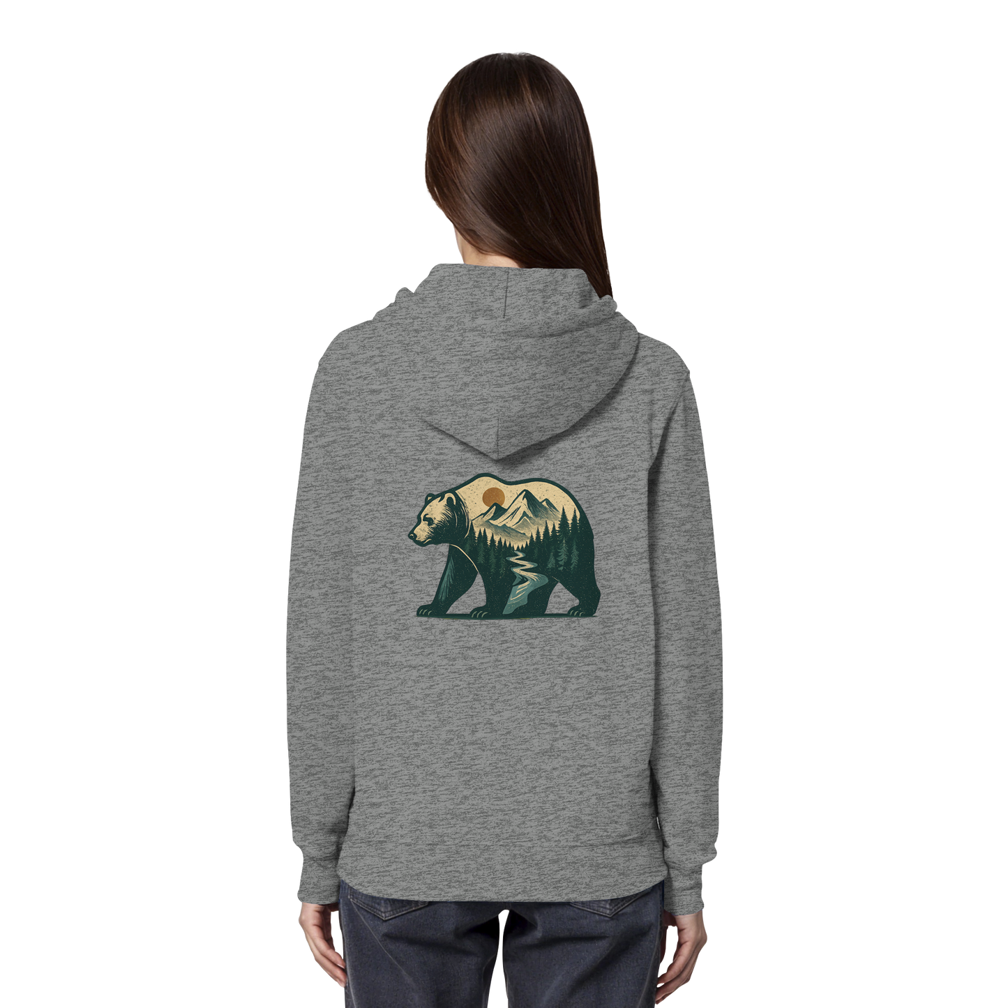 Bear – Spirit of Power - Organic Hoodie