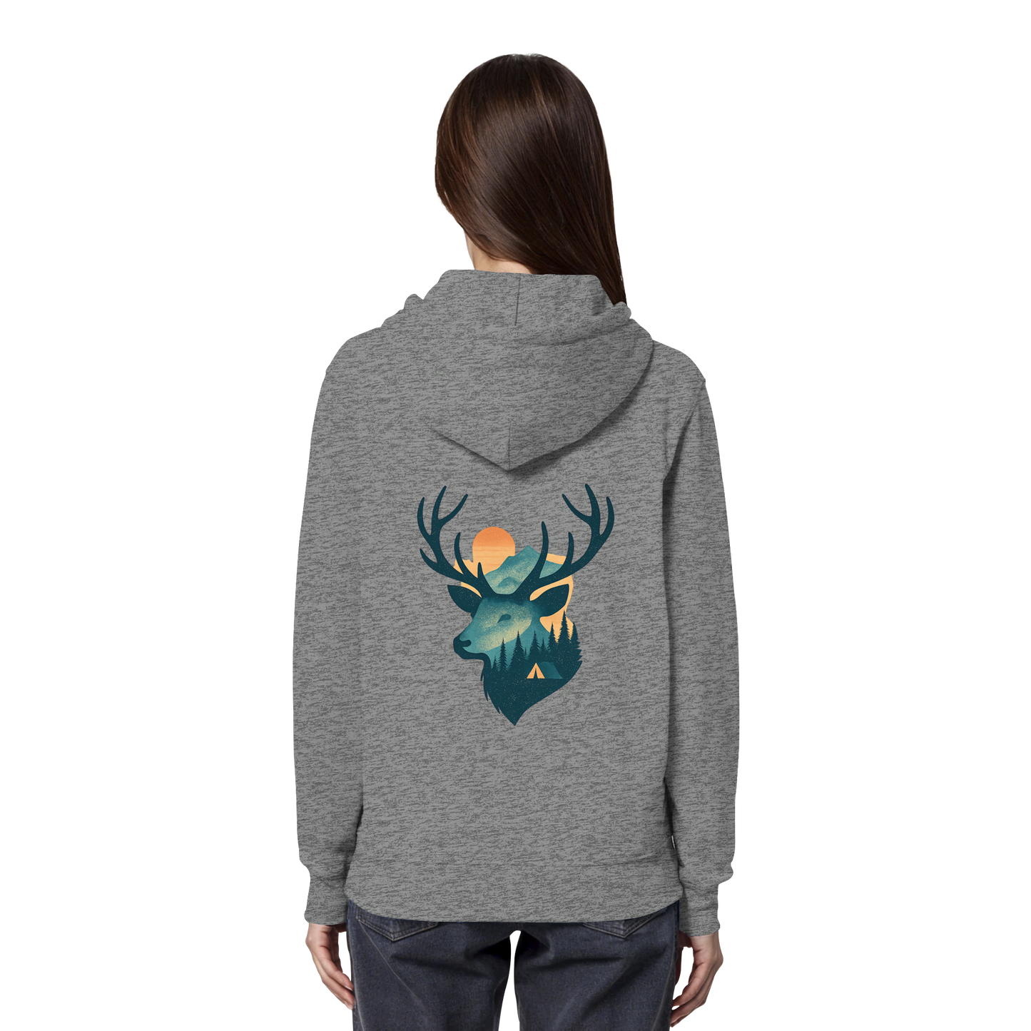 Hirsch – Strength of the Wild - Organic Hoodie