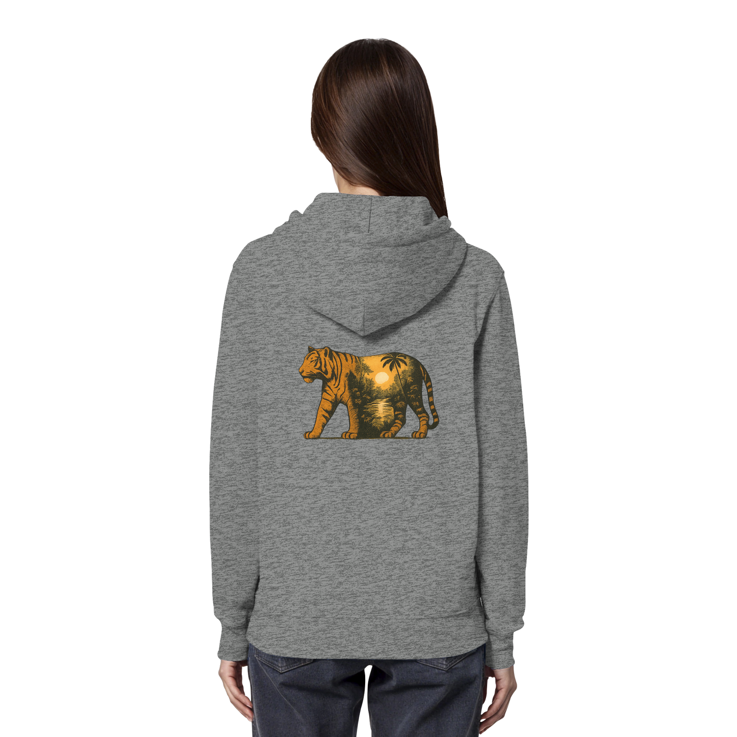 Tiger – Spirit of Passion - Organic Hoodie
