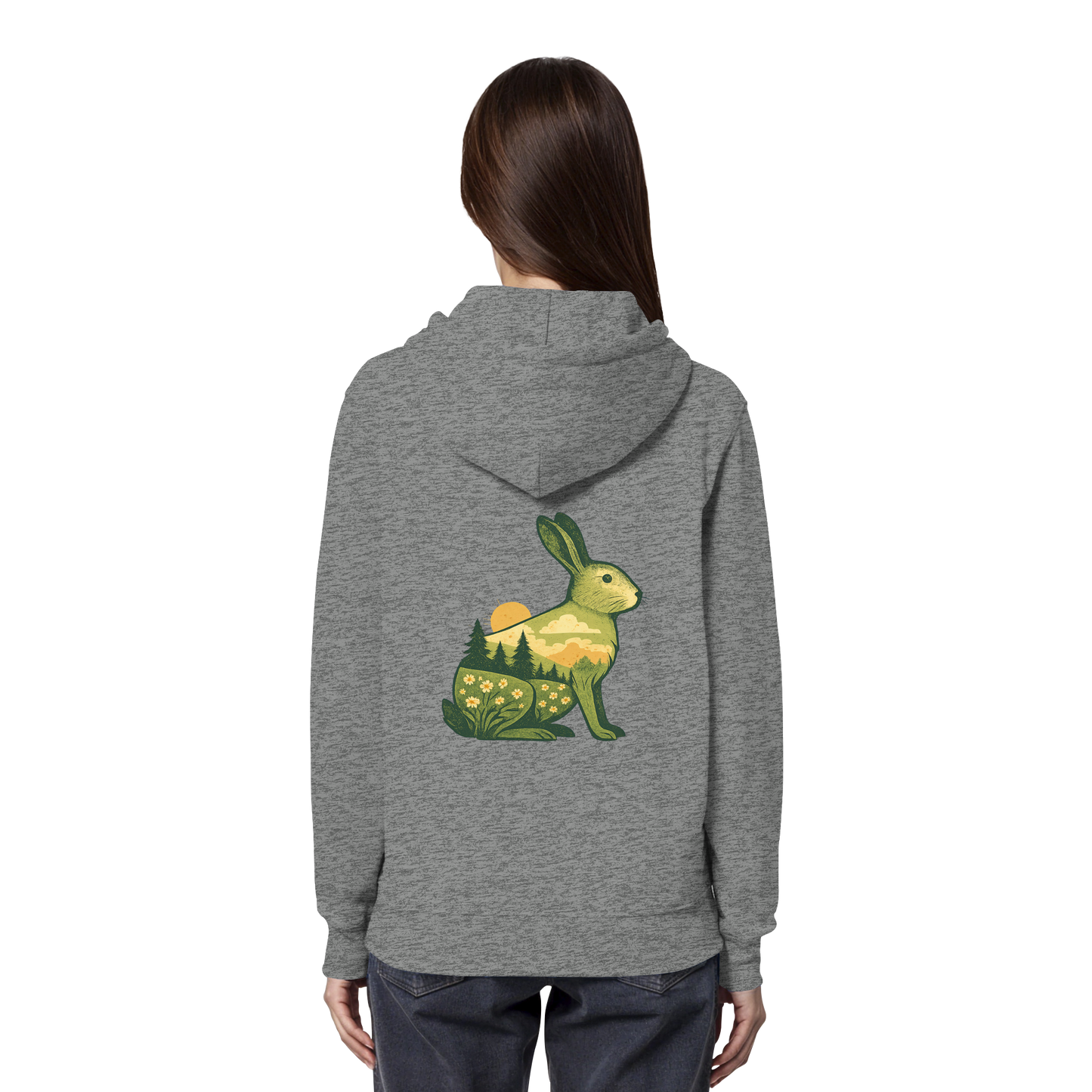Rabbit – Spirit of Growth - Organic Hoodie