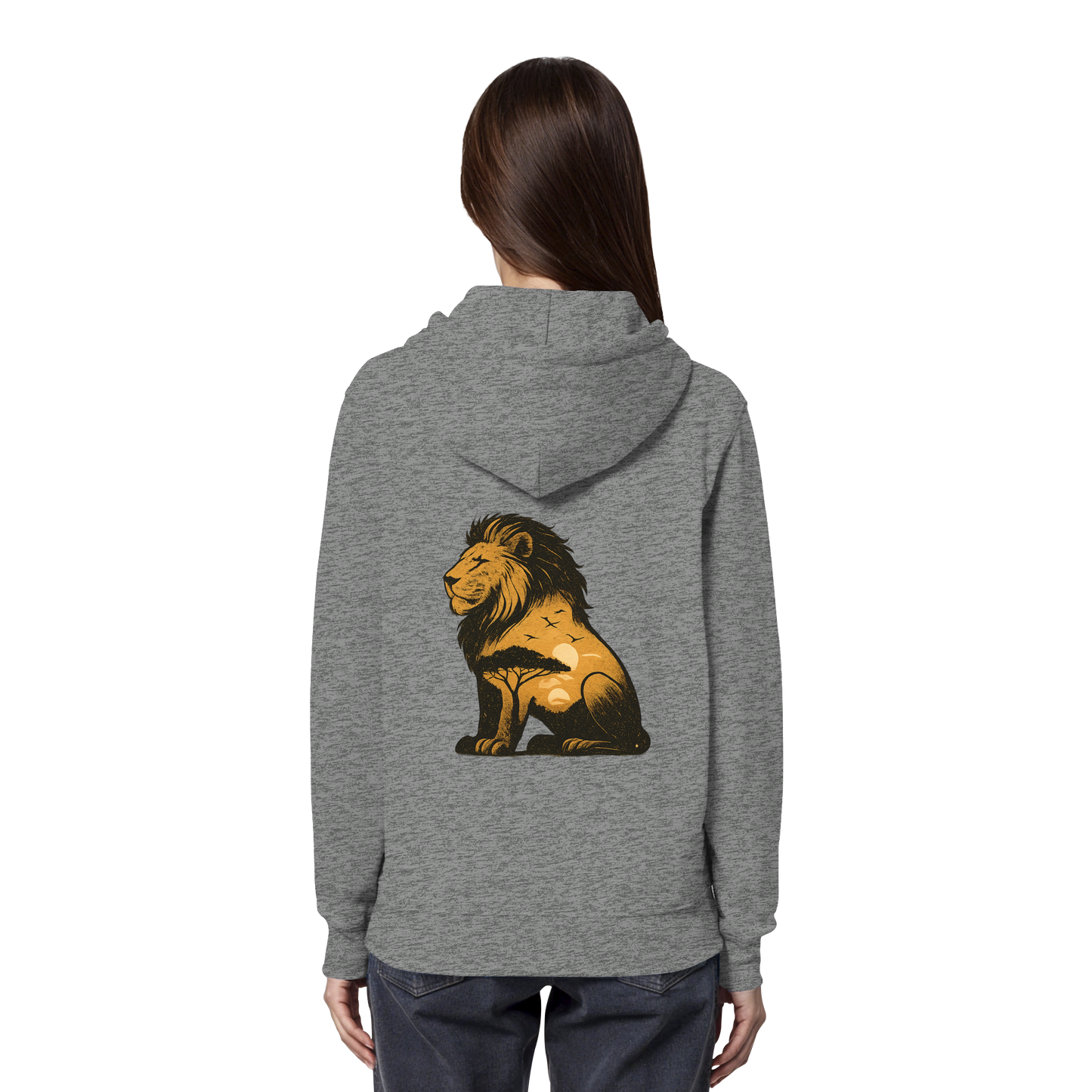 Lion – Spirit of Courage - Organic Hoodie