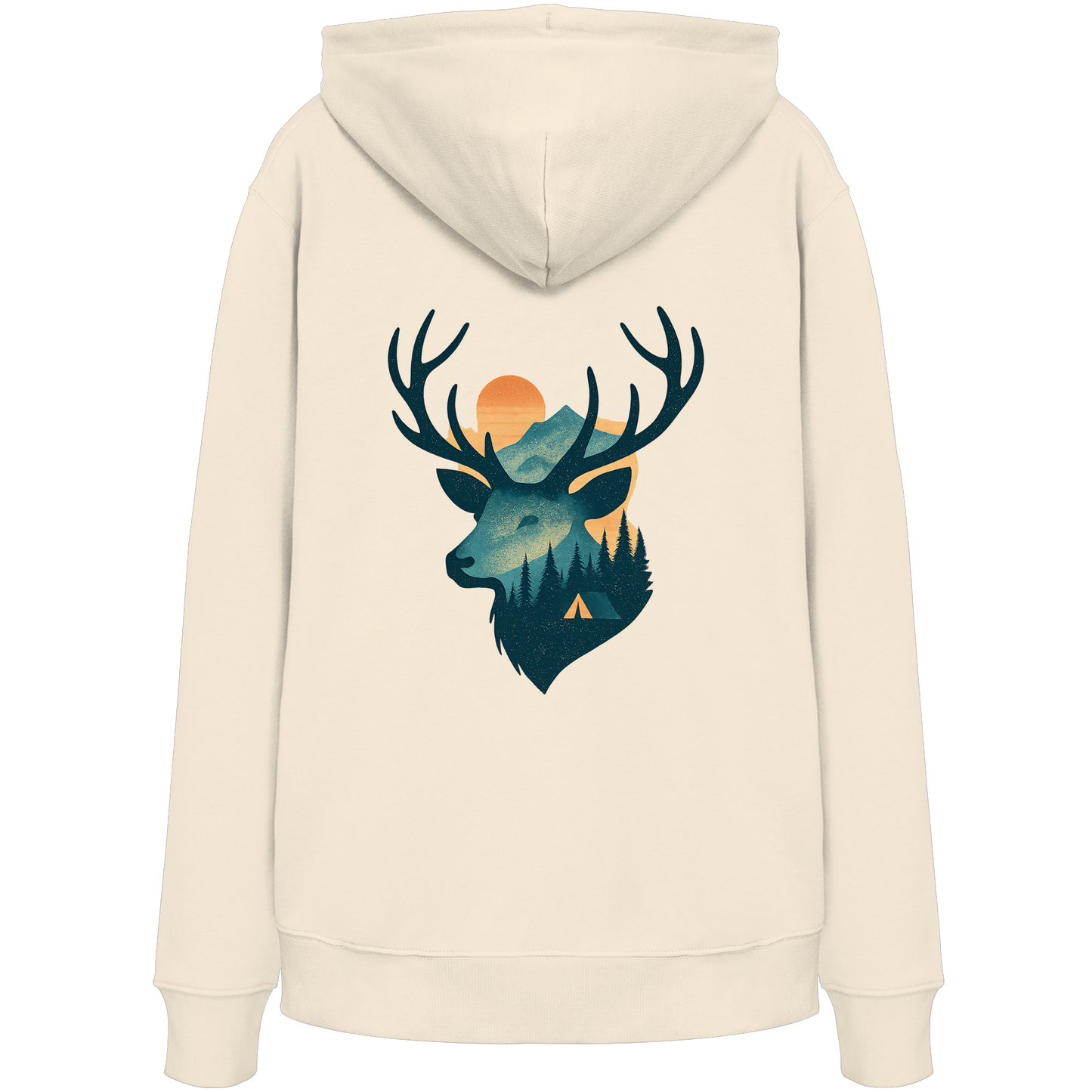Hirsch – Strength of the Wild - Organic Hoodie