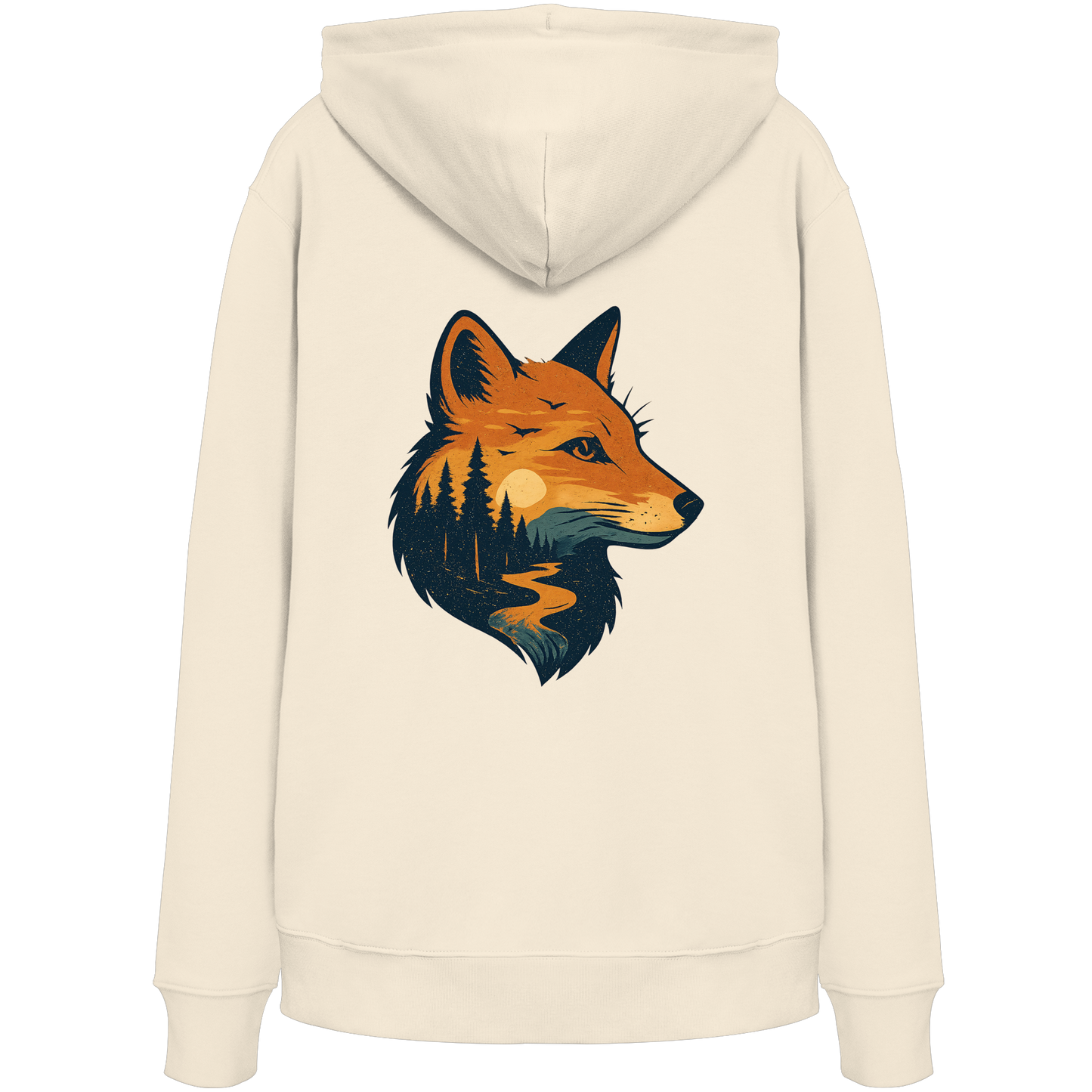 Fox – Curious Spirit - Organic Hoodie