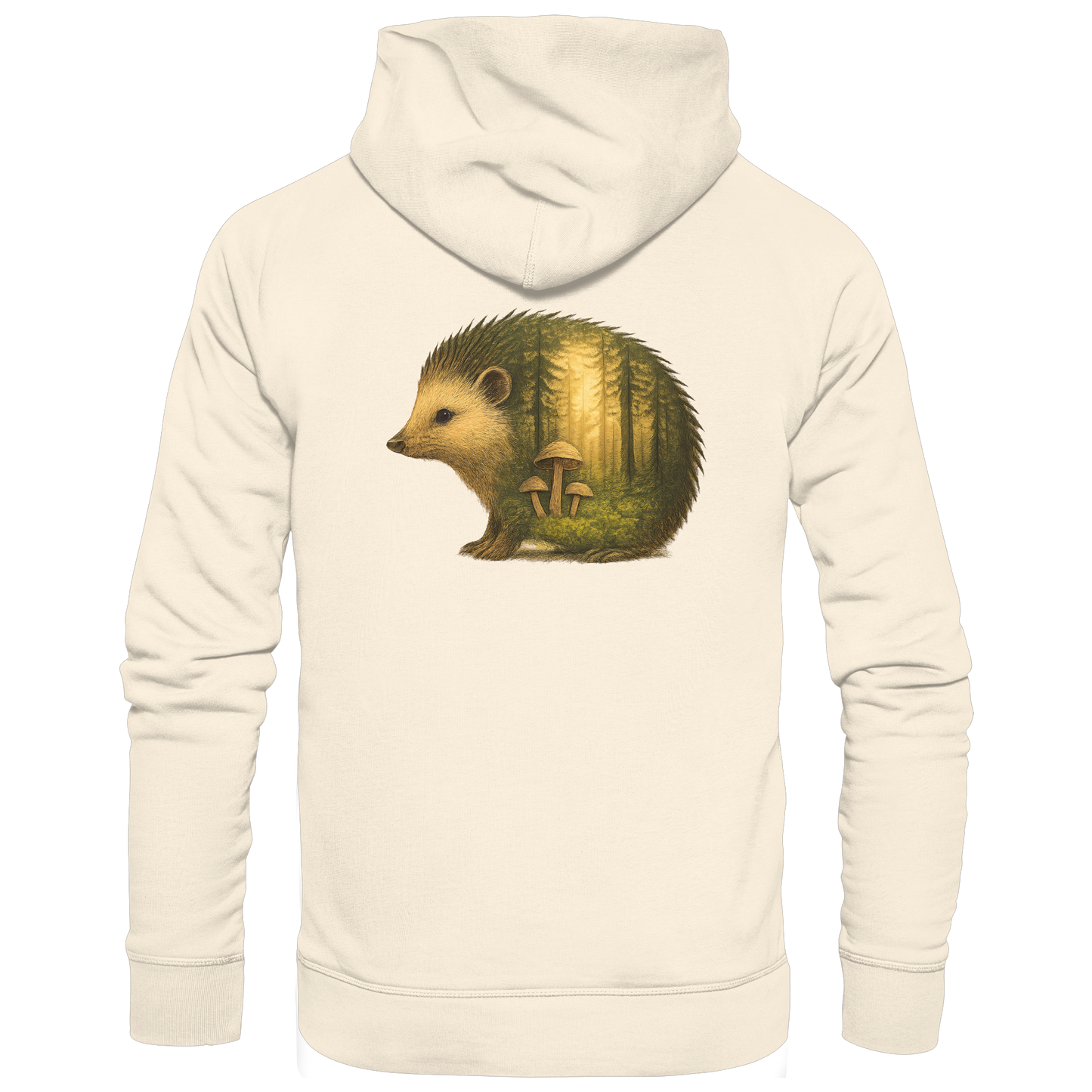 Hedgehog – Spirit of Protection - Organic Hoodie