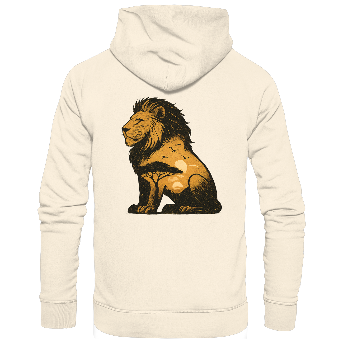 Lion – Spirit of Courage - Organic Hoodie