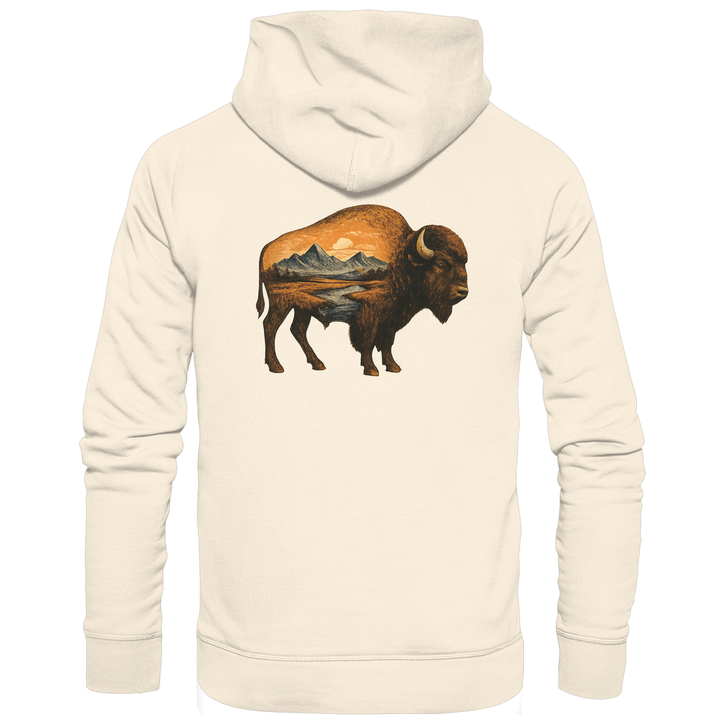 Bison – Spirit of Endurance - Organic Hoodie