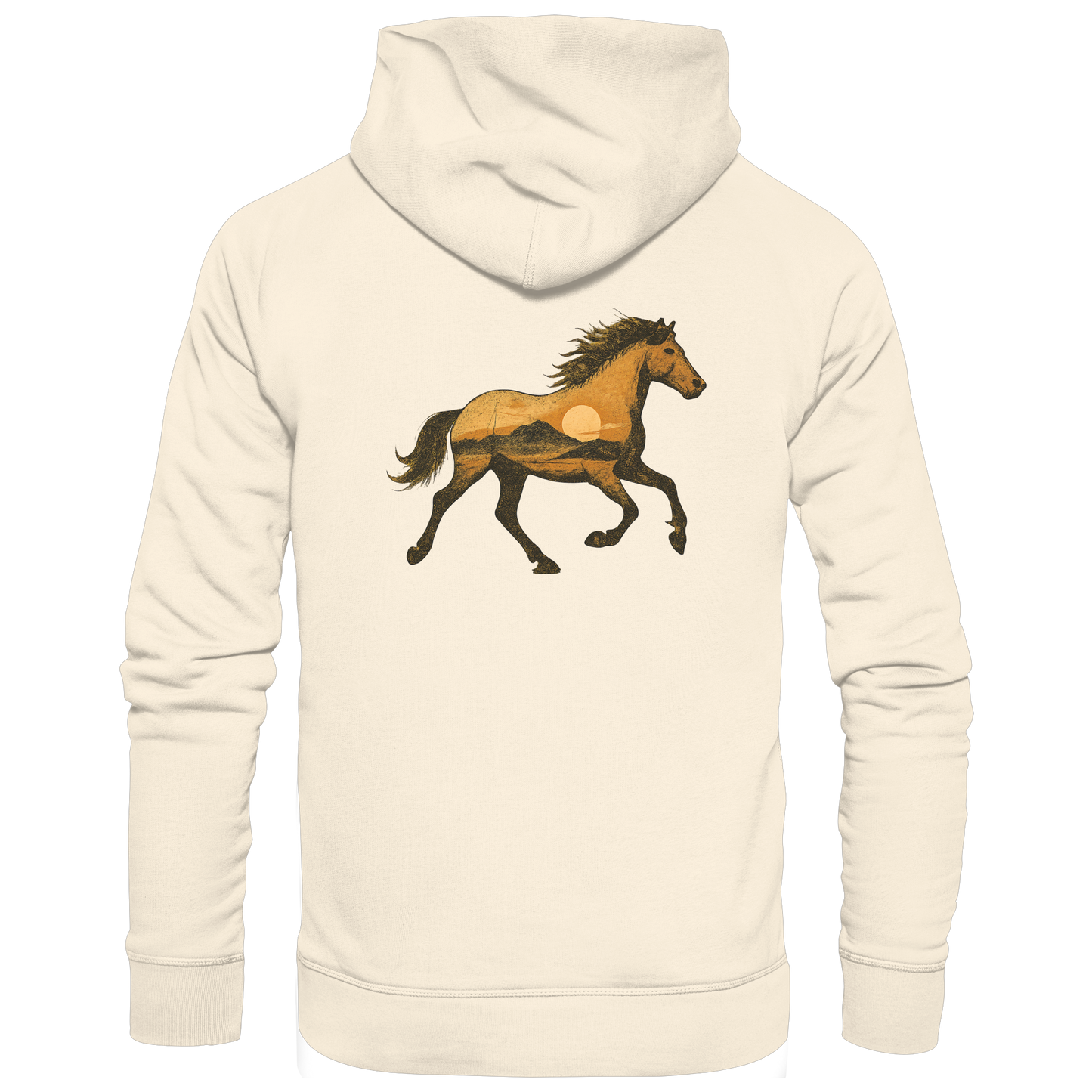 Wild Horse – Spirit of Freedom - Organic Hoodie
