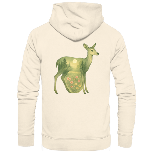Deer – Spirit of Grace - Organic Hoodie