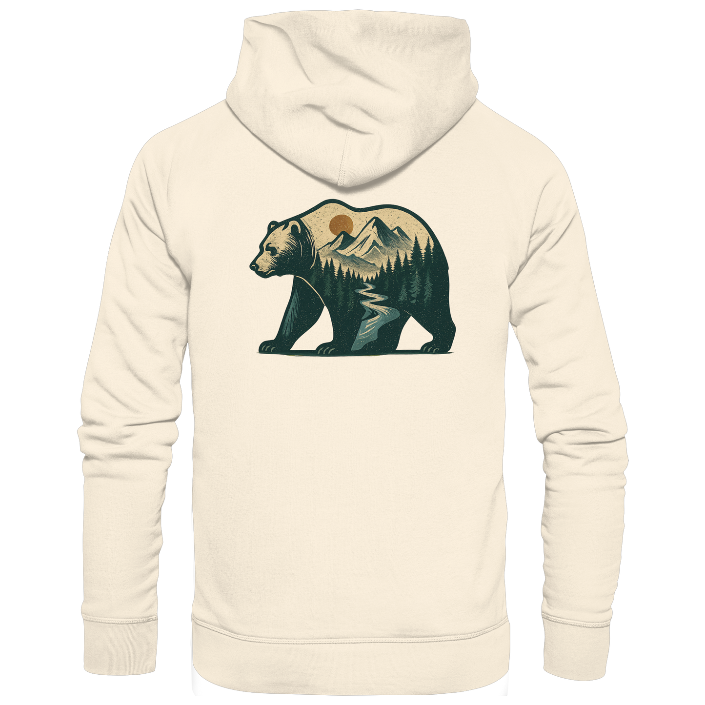 Bear – Spirit of Power - Organic Hoodie