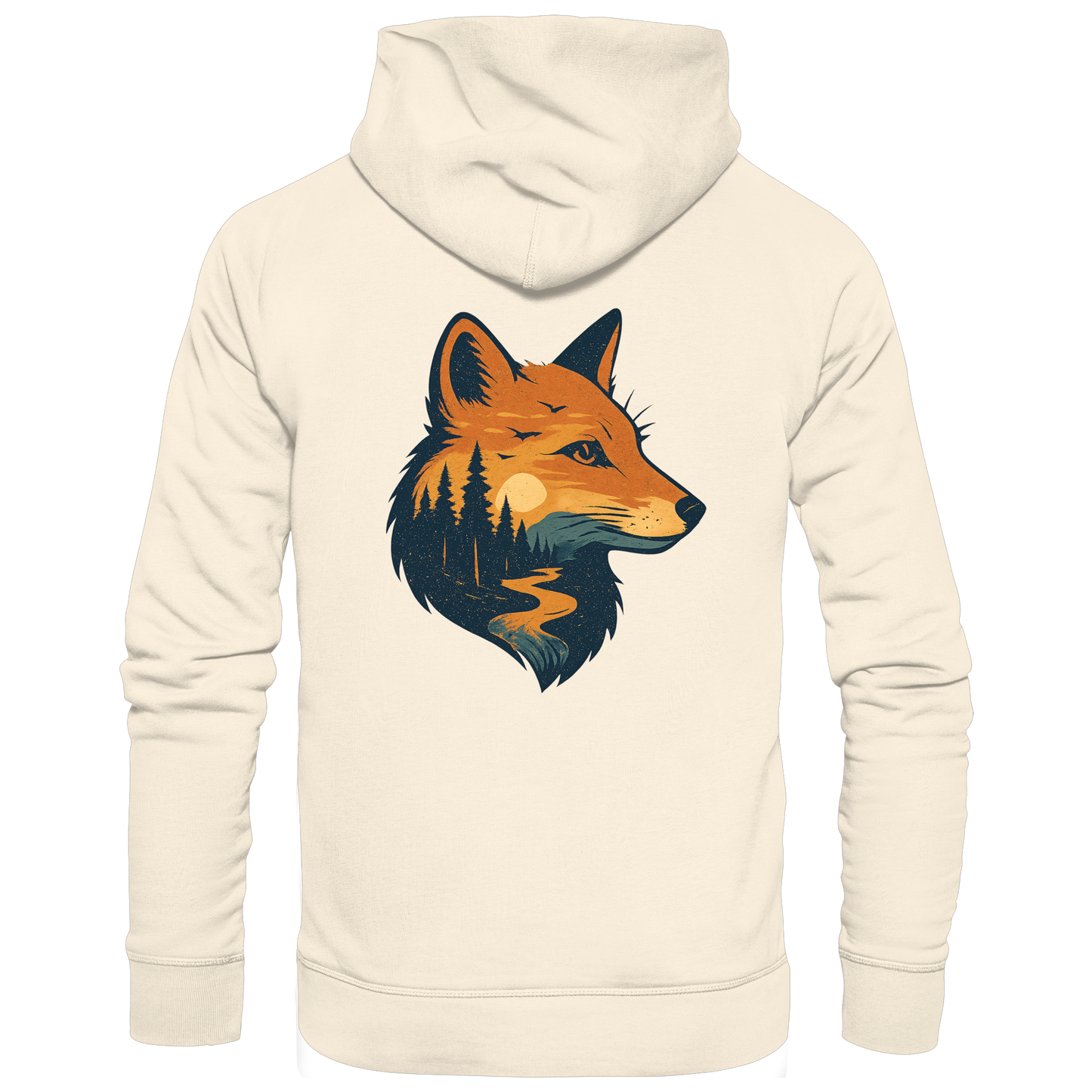 Fox – Curious Spirit - Organic Hoodie