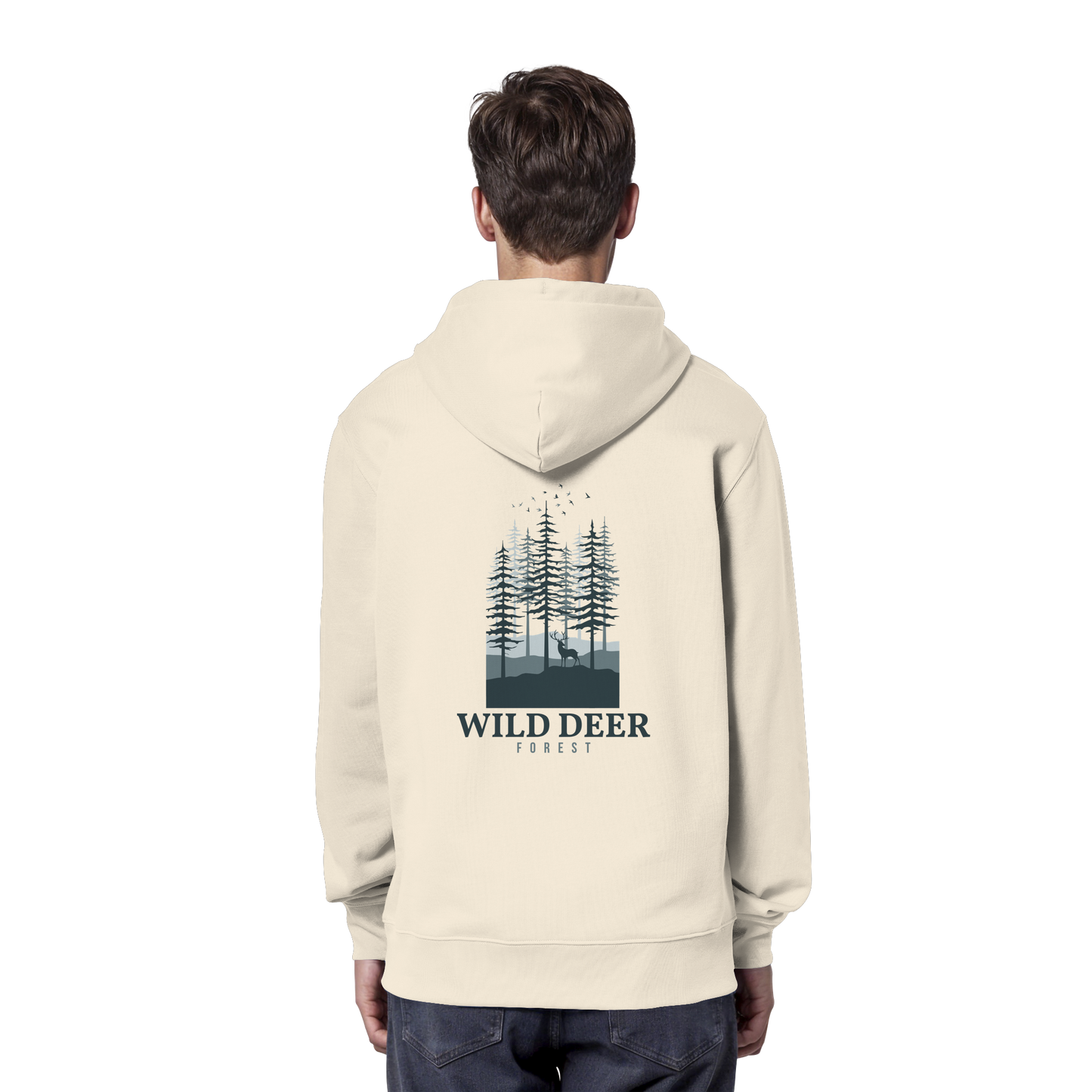WILD DEER – Forest Edition - Organic Hoodie