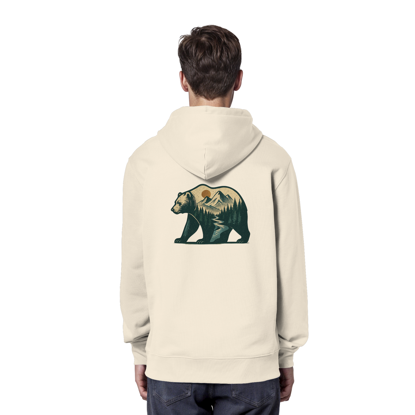 Bear – Spirit of Power - Organic Hoodie