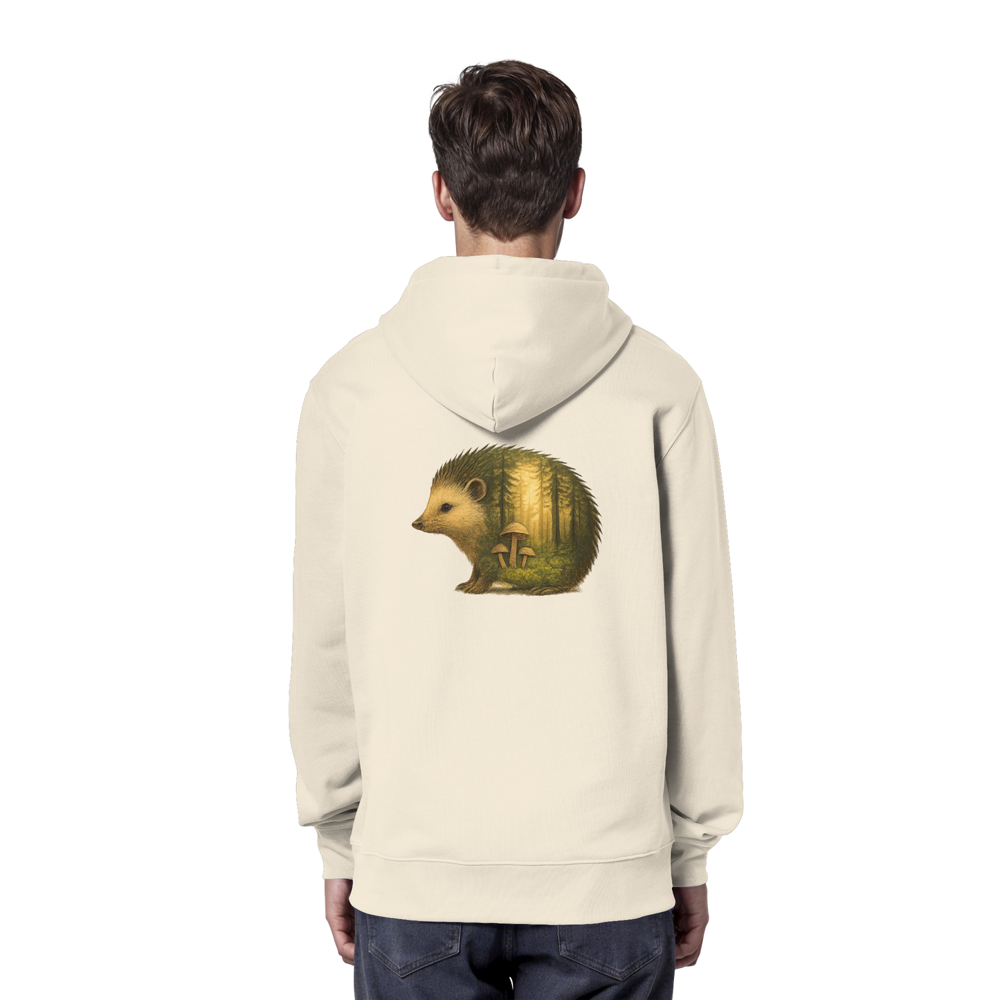 Hedgehog – Spirit of Protection - Organic Hoodie