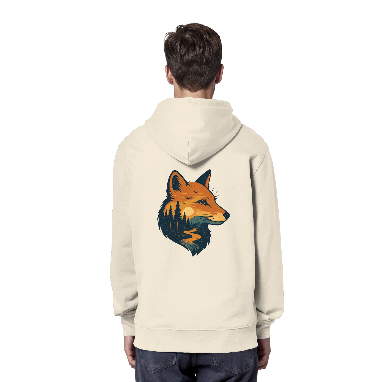 Fox – Curious Spirit - Organic Hoodie