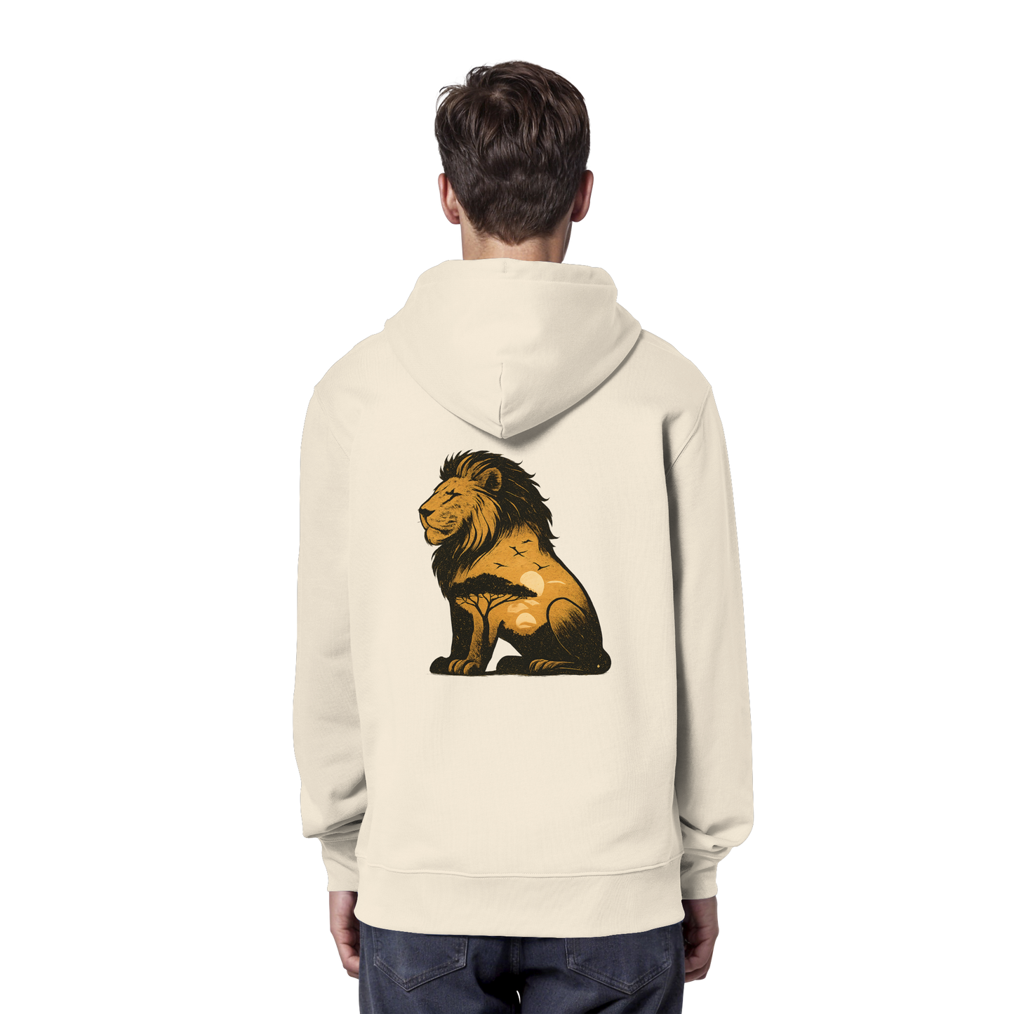 Lion – Spirit of Courage - Organic Hoodie