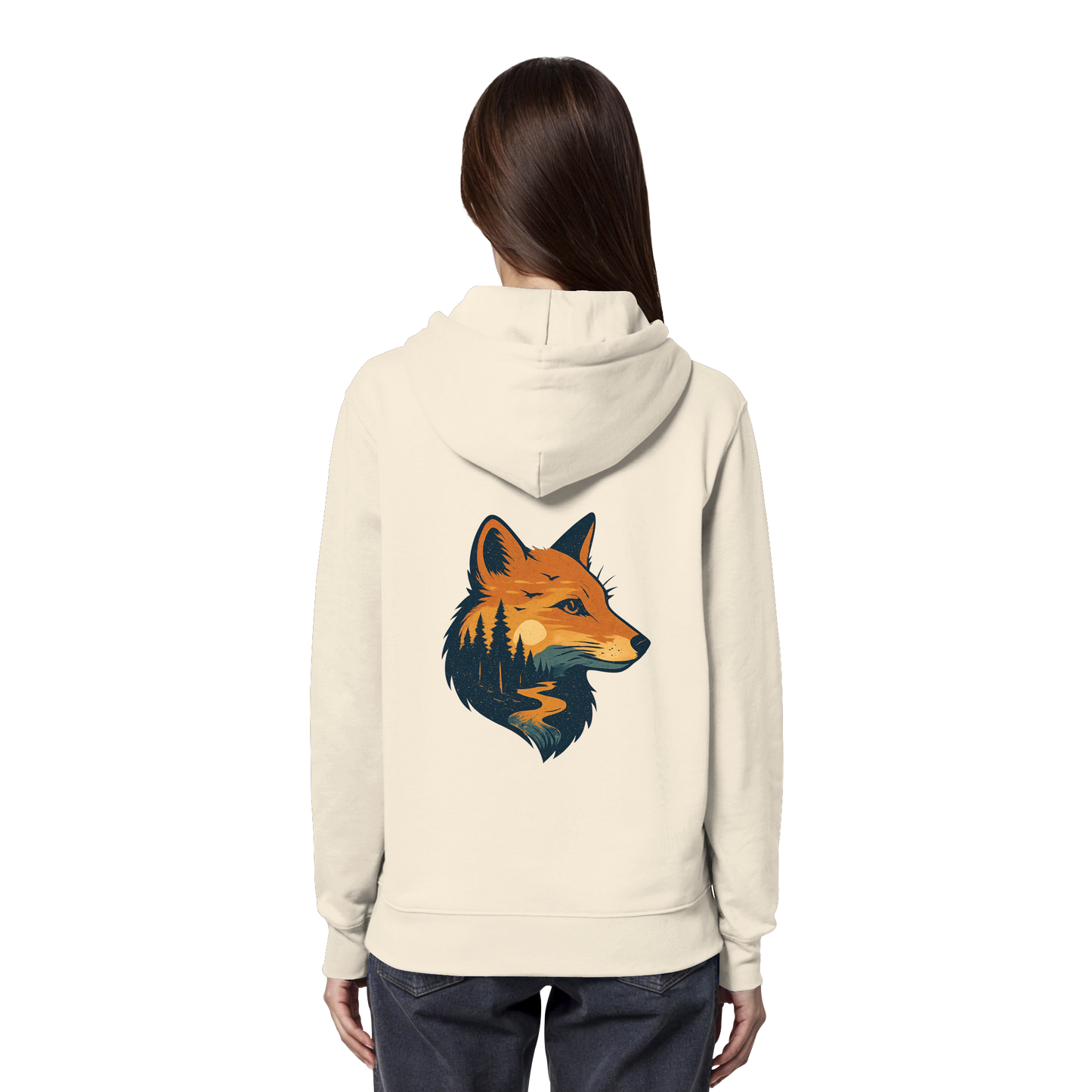 Fox – Curious Spirit - Organic Hoodie