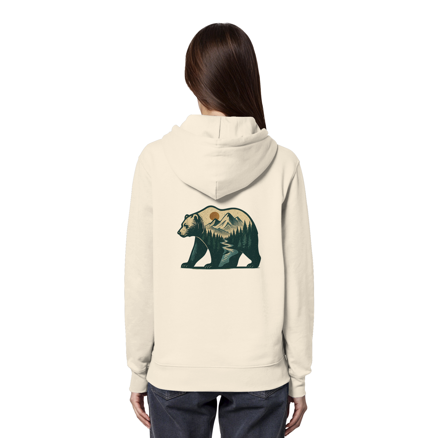 Bear – Spirit of Power - Organic Hoodie