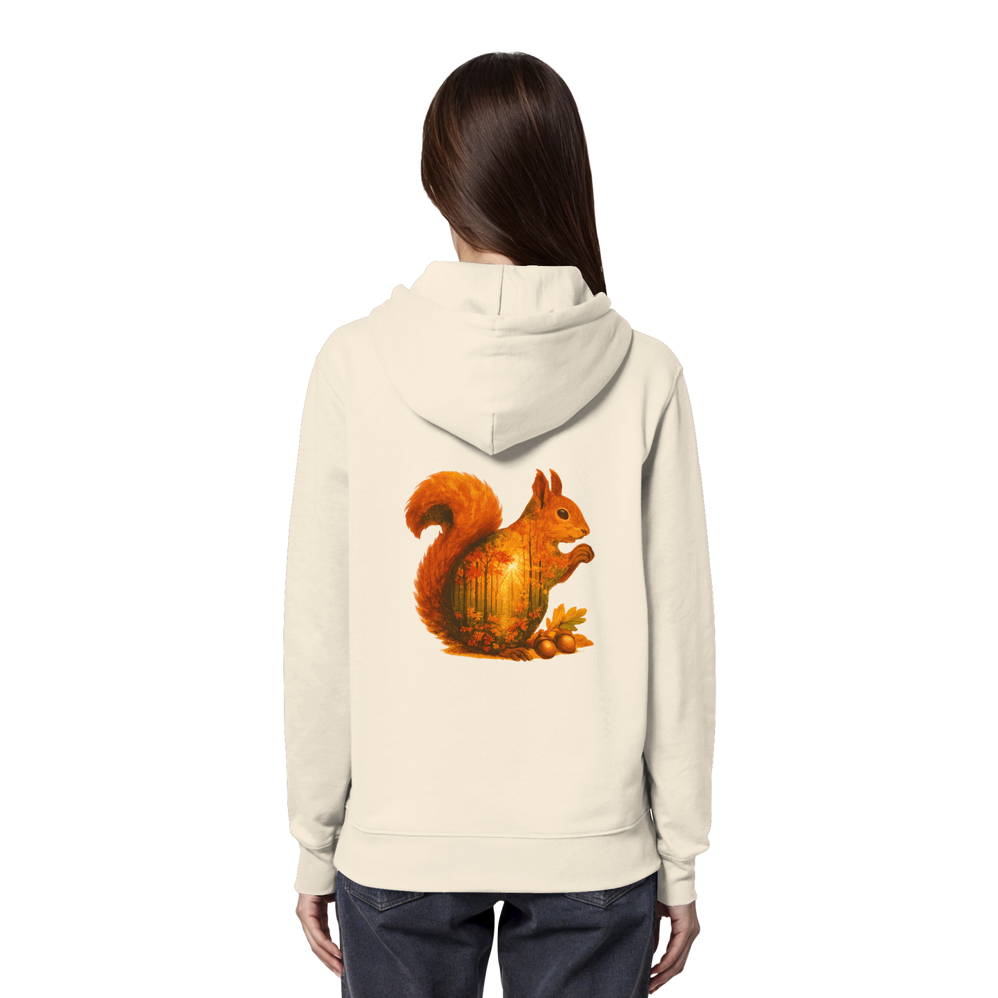 Squirrel – Spirit of Energy - Organic Hoodie