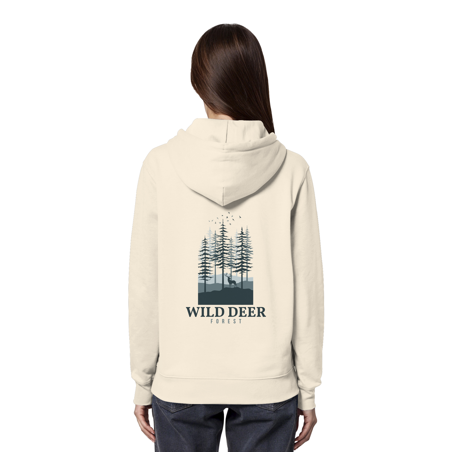 WILD DEER – Forest Edition - Organic Hoodie