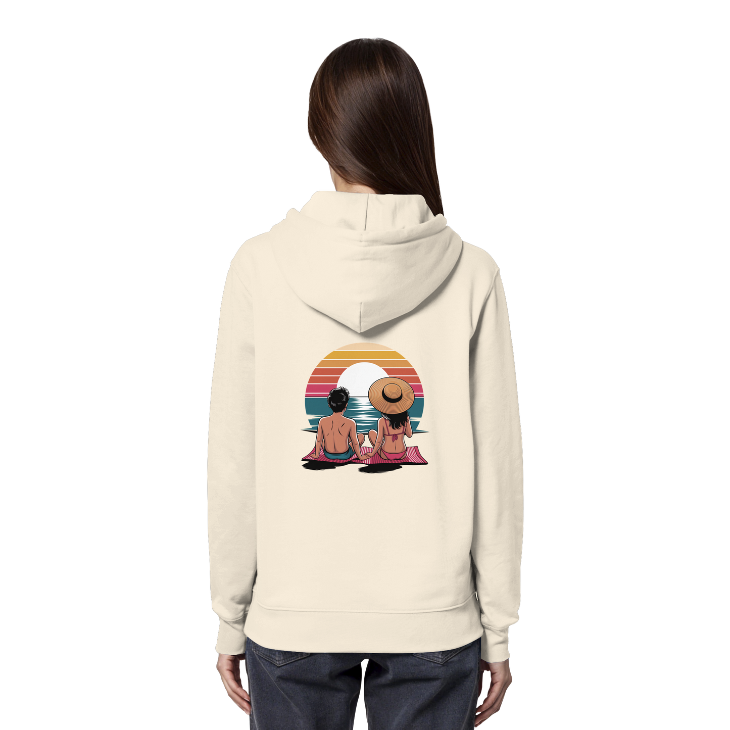 SUNSET COUPLE – Ocean Moments - Organic Hoodie