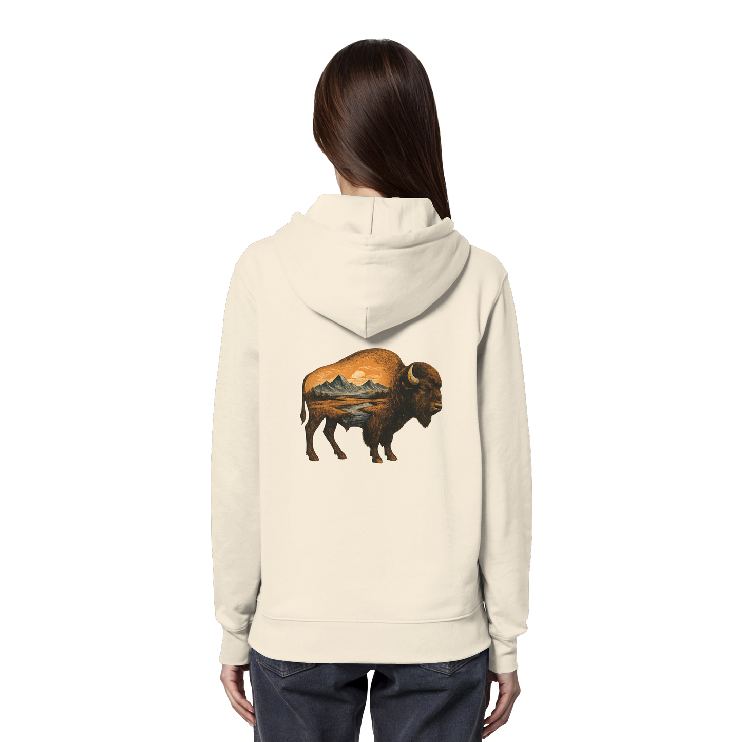 Bison – Spirit of Endurance - Organic Hoodie