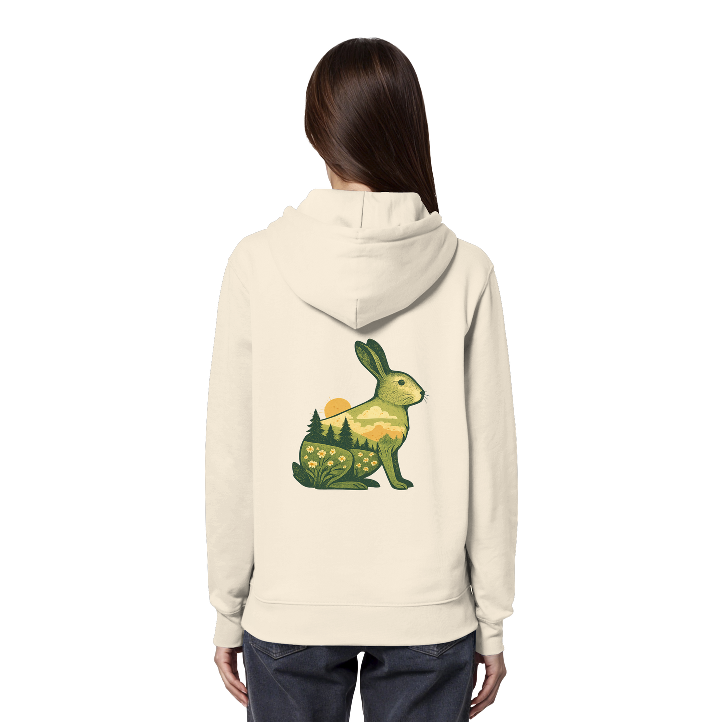 Rabbit – Spirit of Growth - Organic Hoodie