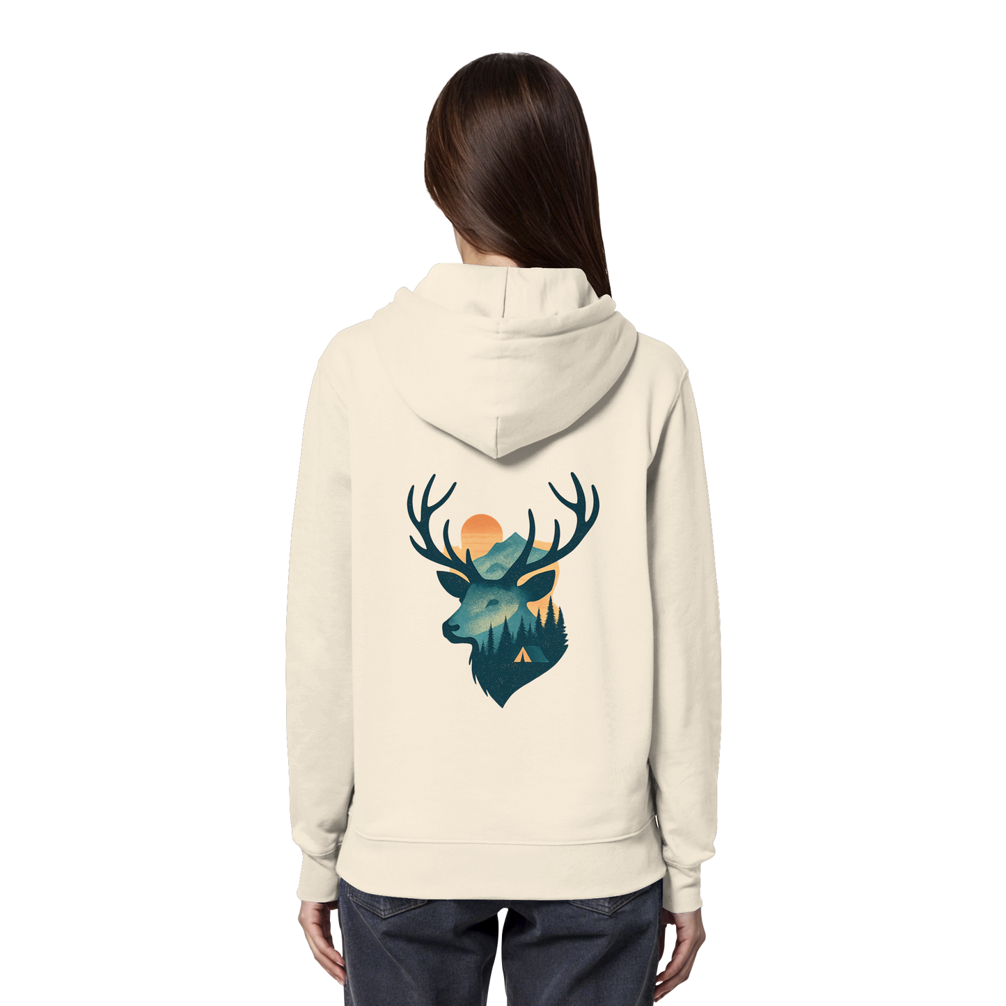 Hirsch – Strength of the Wild - Organic Hoodie
