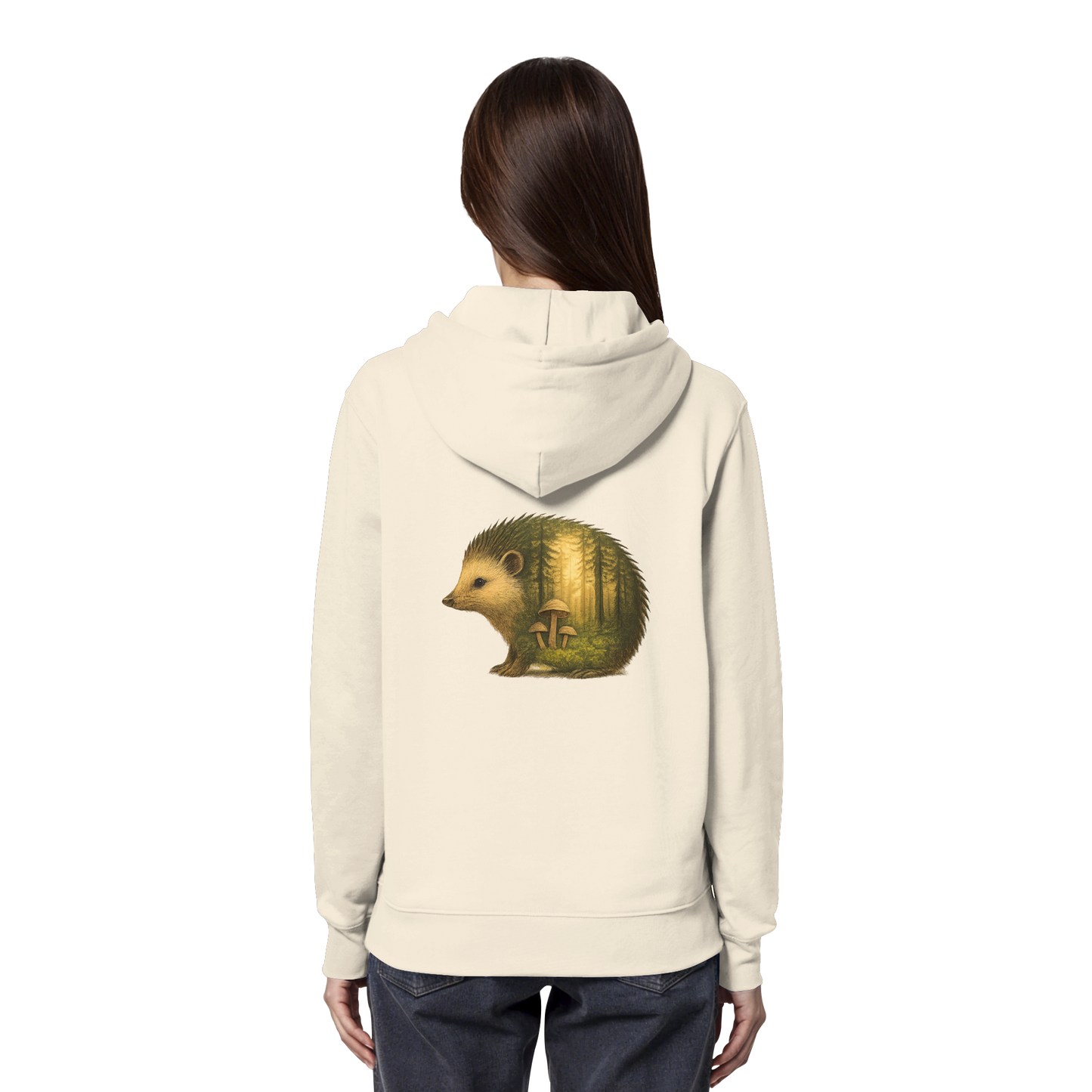 Hedgehog – Spirit of Protection - Organic Hoodie