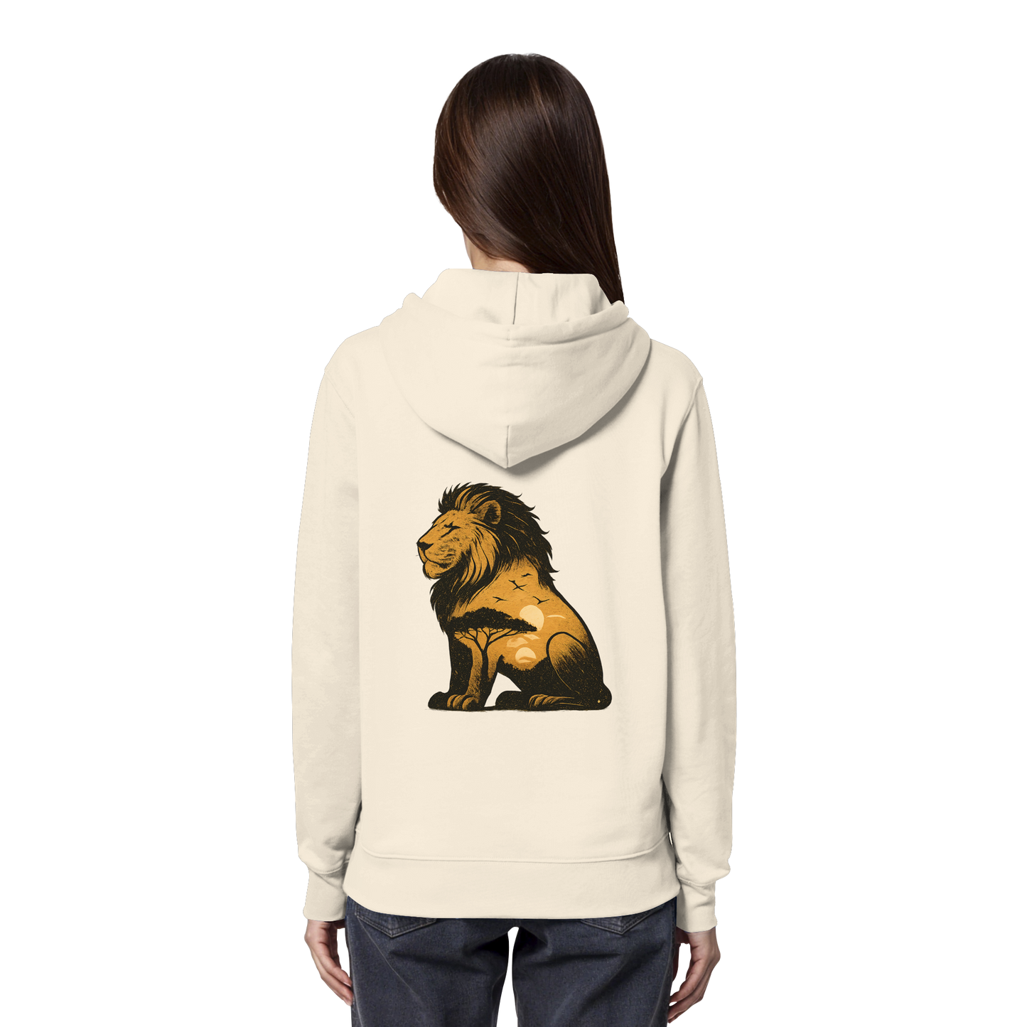 Lion – Spirit of Courage - Organic Hoodie