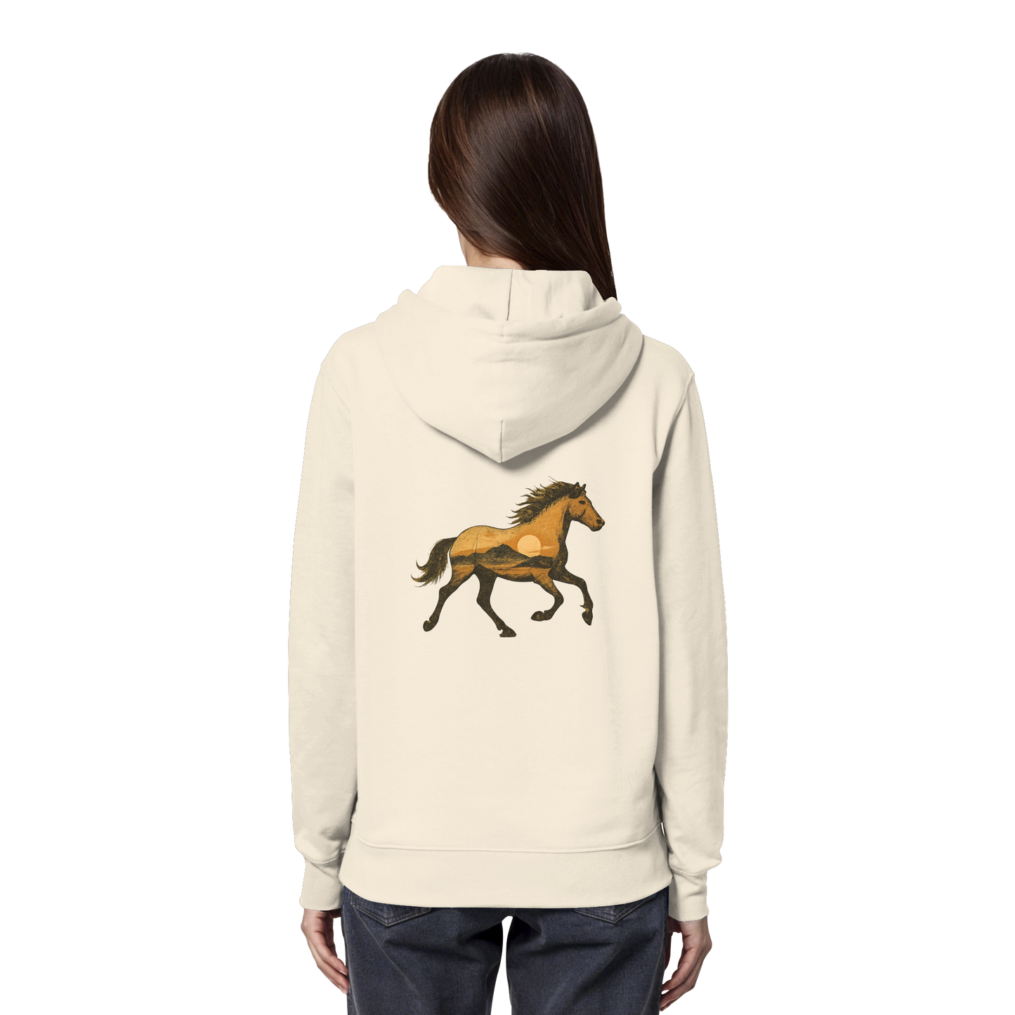 Wild Horse – Spirit of Freedom - Organic Hoodie