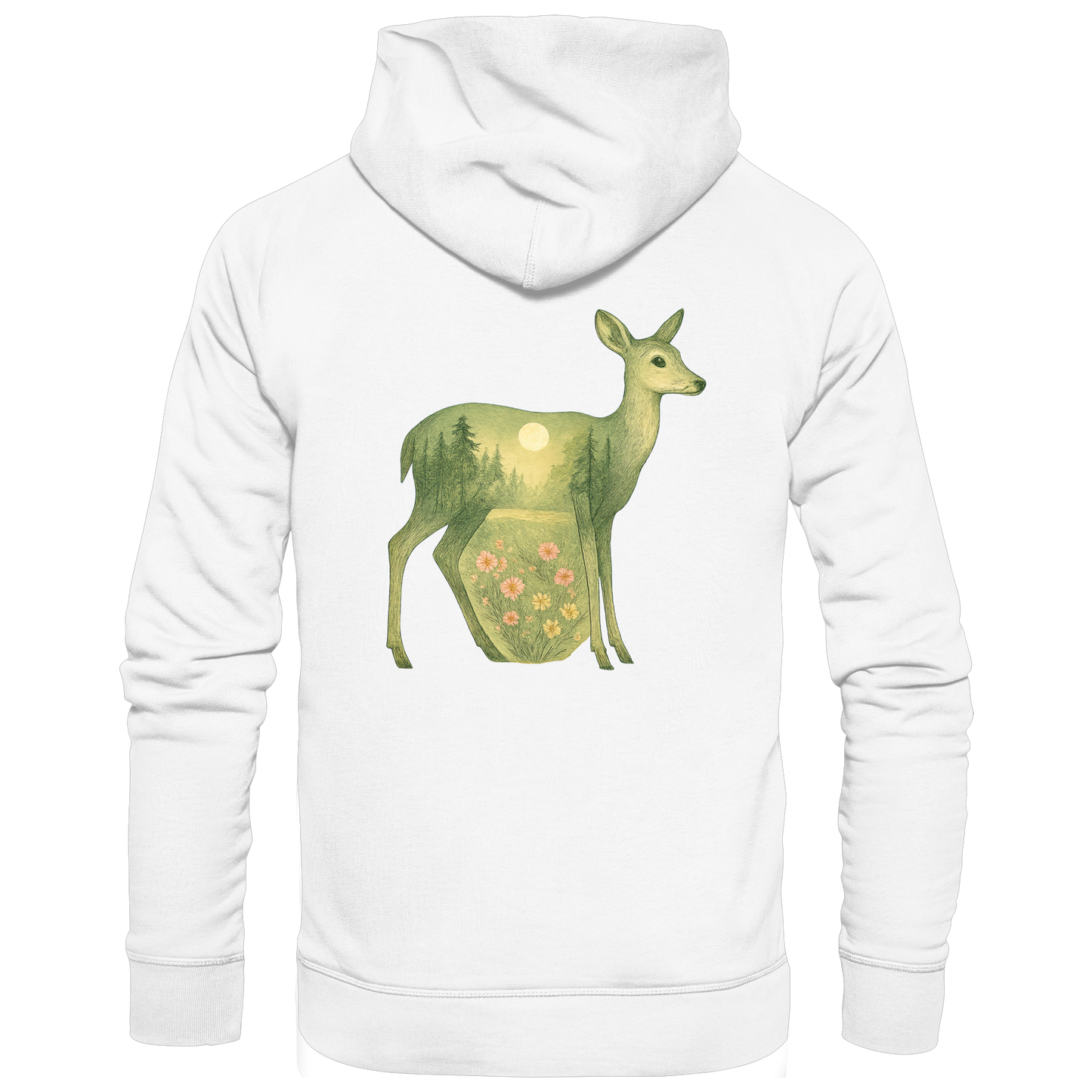 Deer – Spirit of Grace - Organic Hoodie
