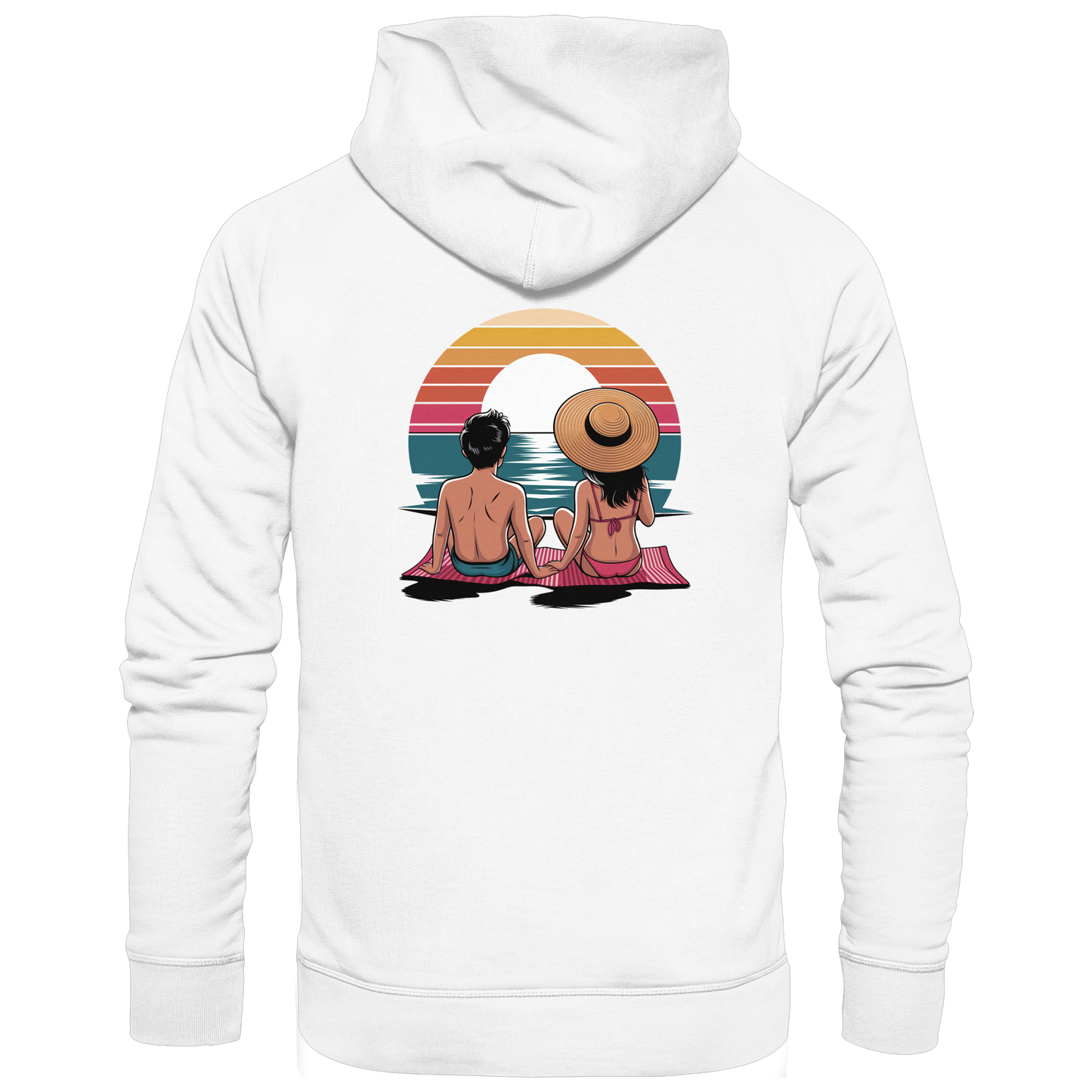 SUNSET COUPLE – Ocean Moments - Organic Hoodie
