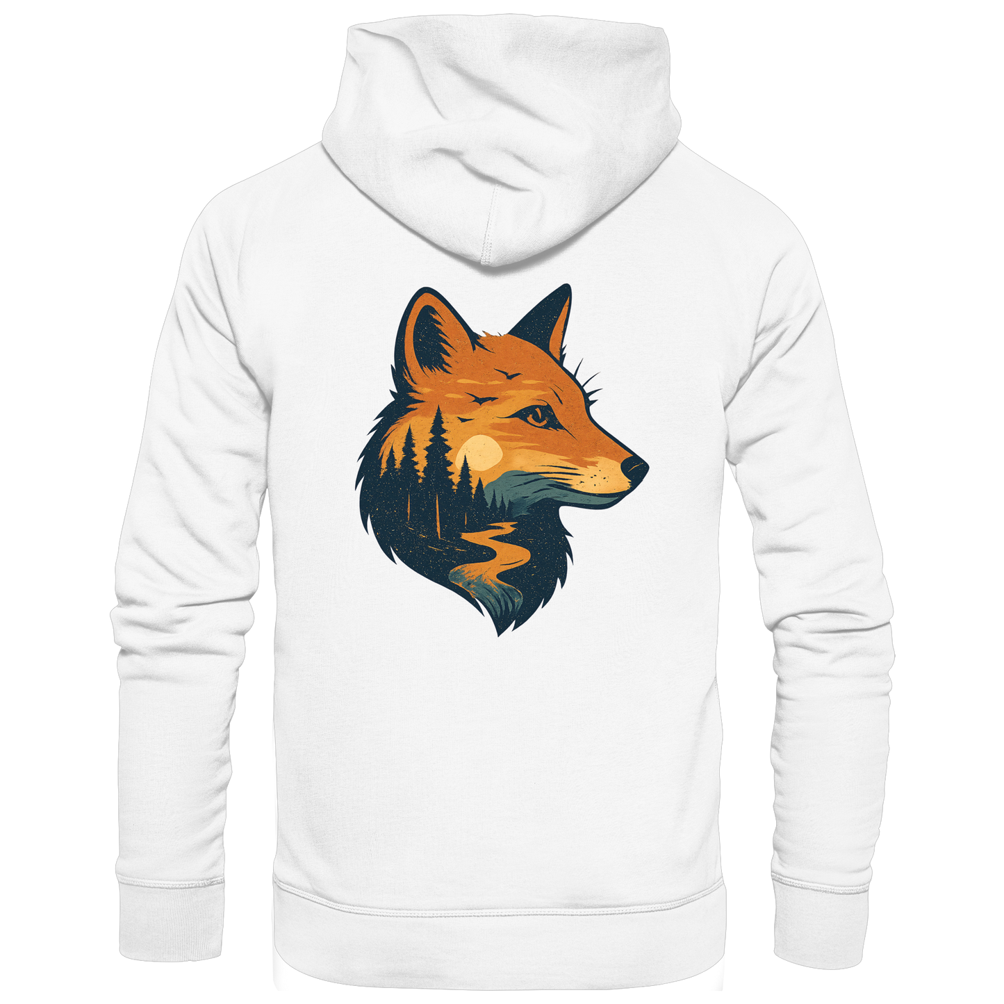 Fox – Curious Spirit - Organic Hoodie