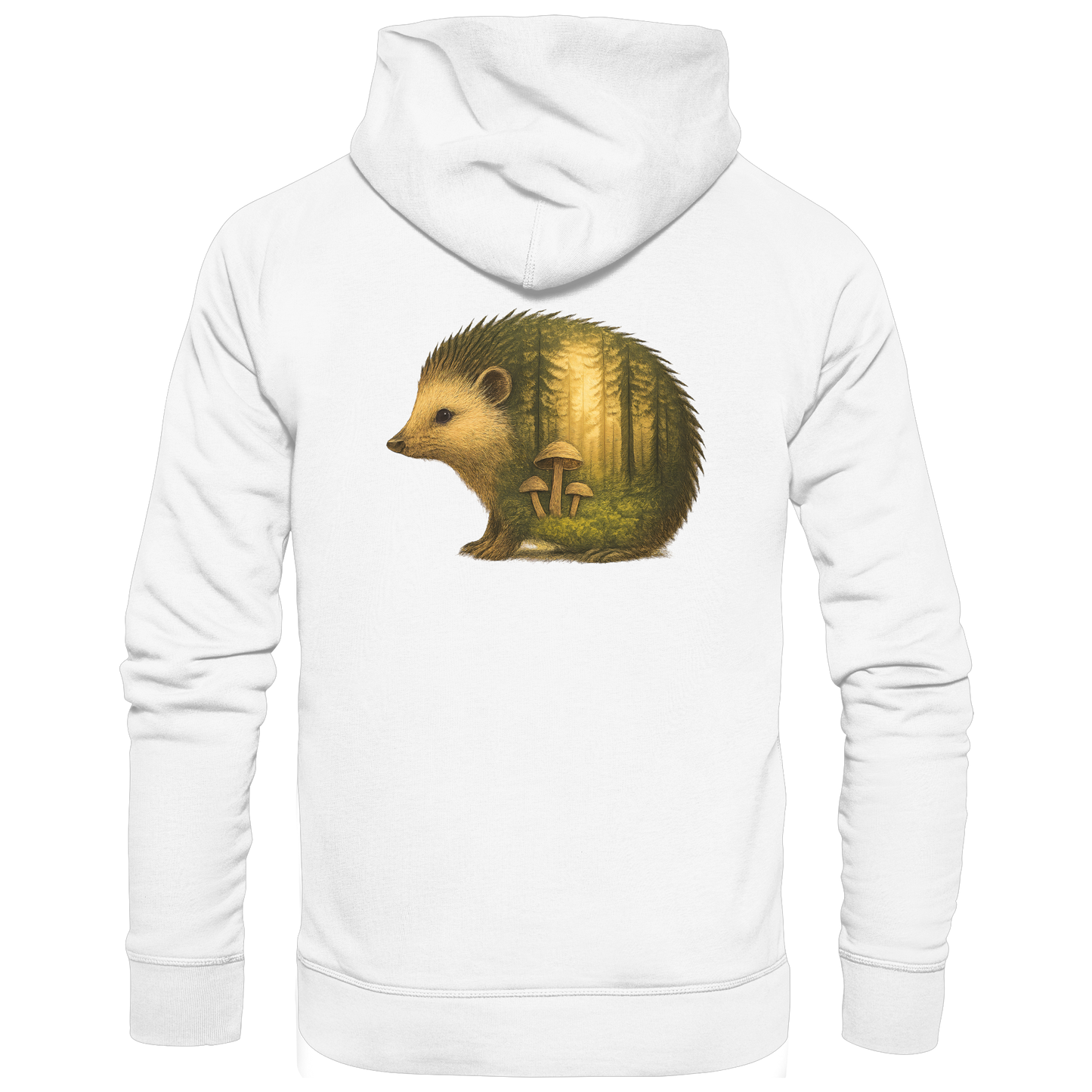 Hedgehog – Spirit of Protection - Organic Hoodie