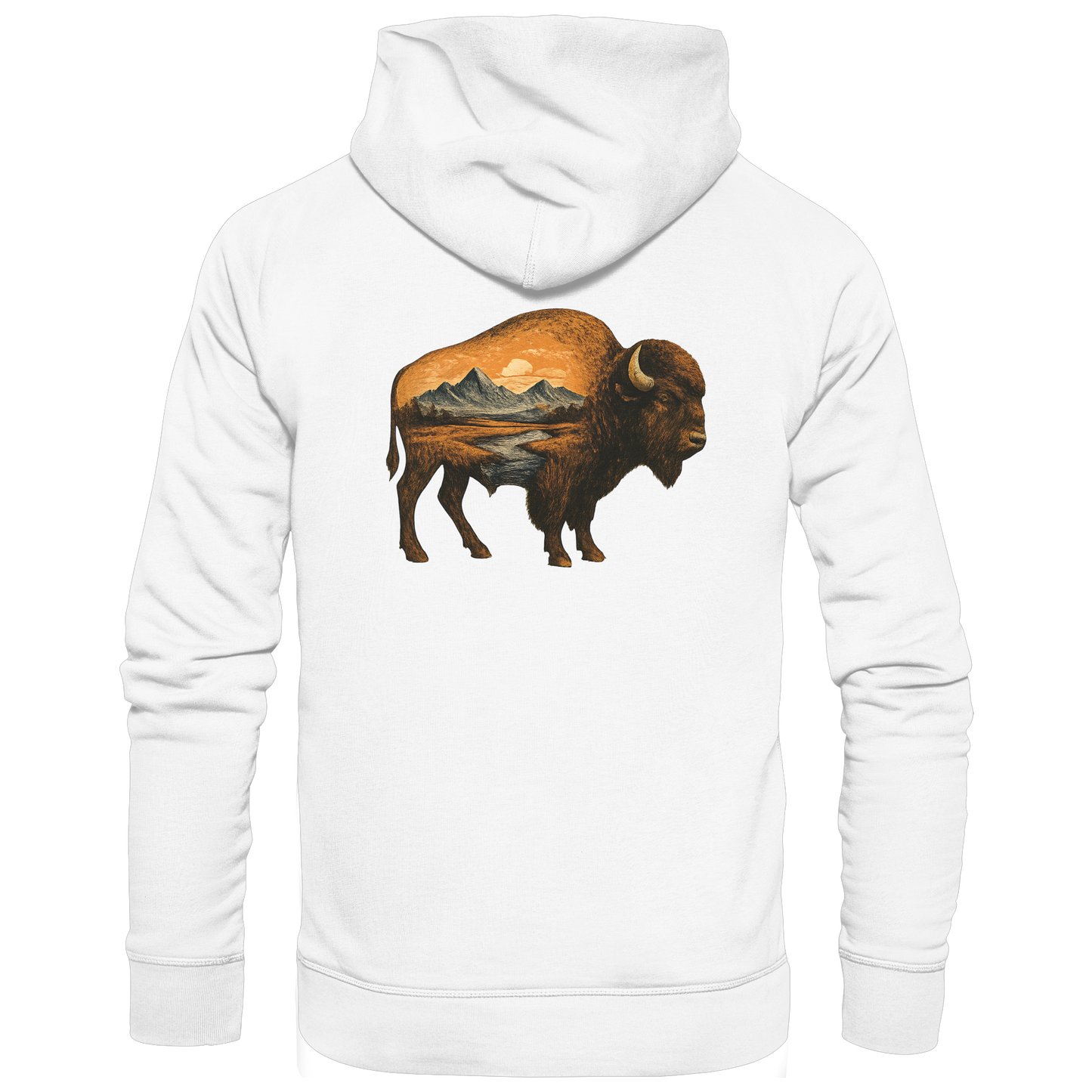 Bison – Spirit of Endurance - Organic Hoodie