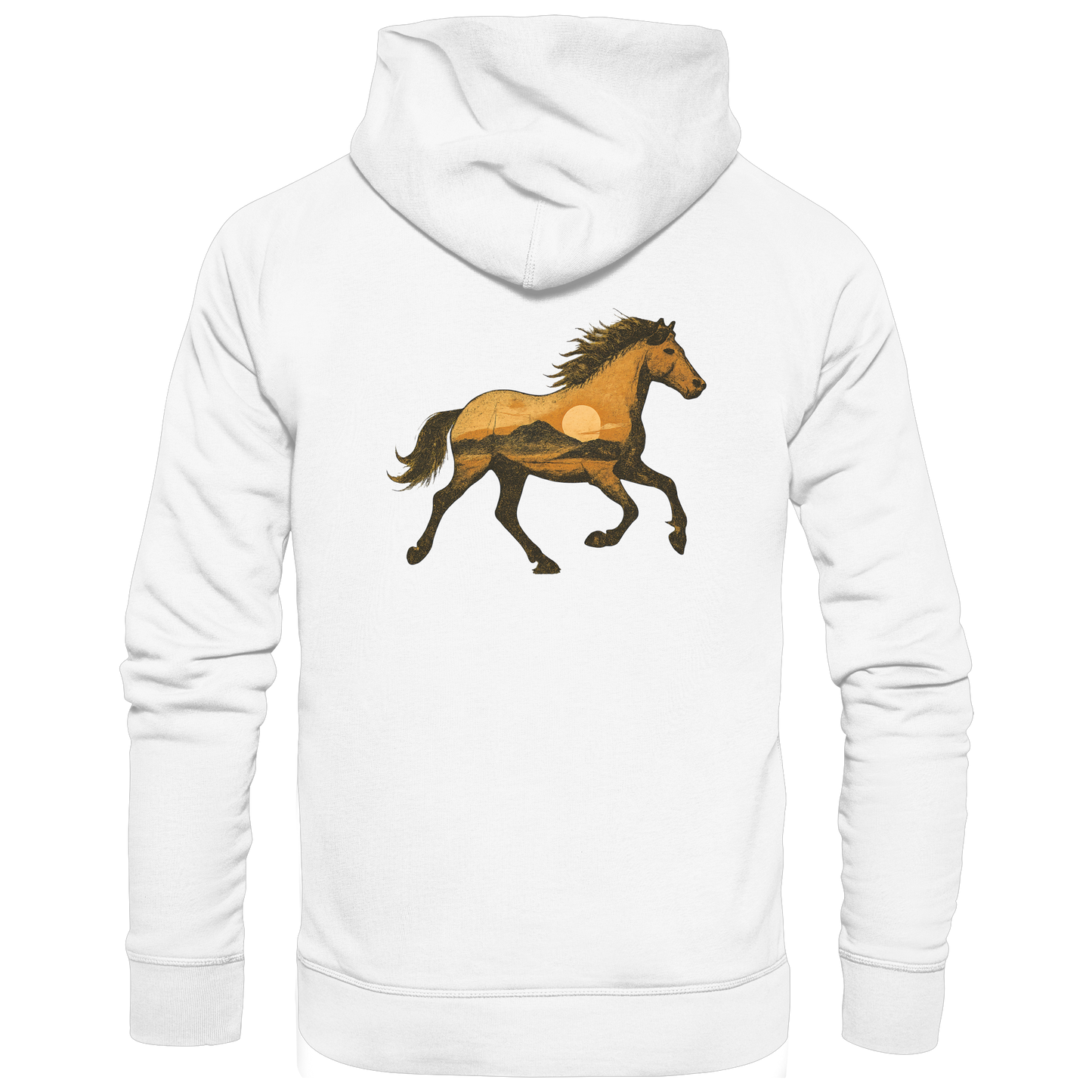 Wild Horse – Spirit of Freedom - Organic Hoodie