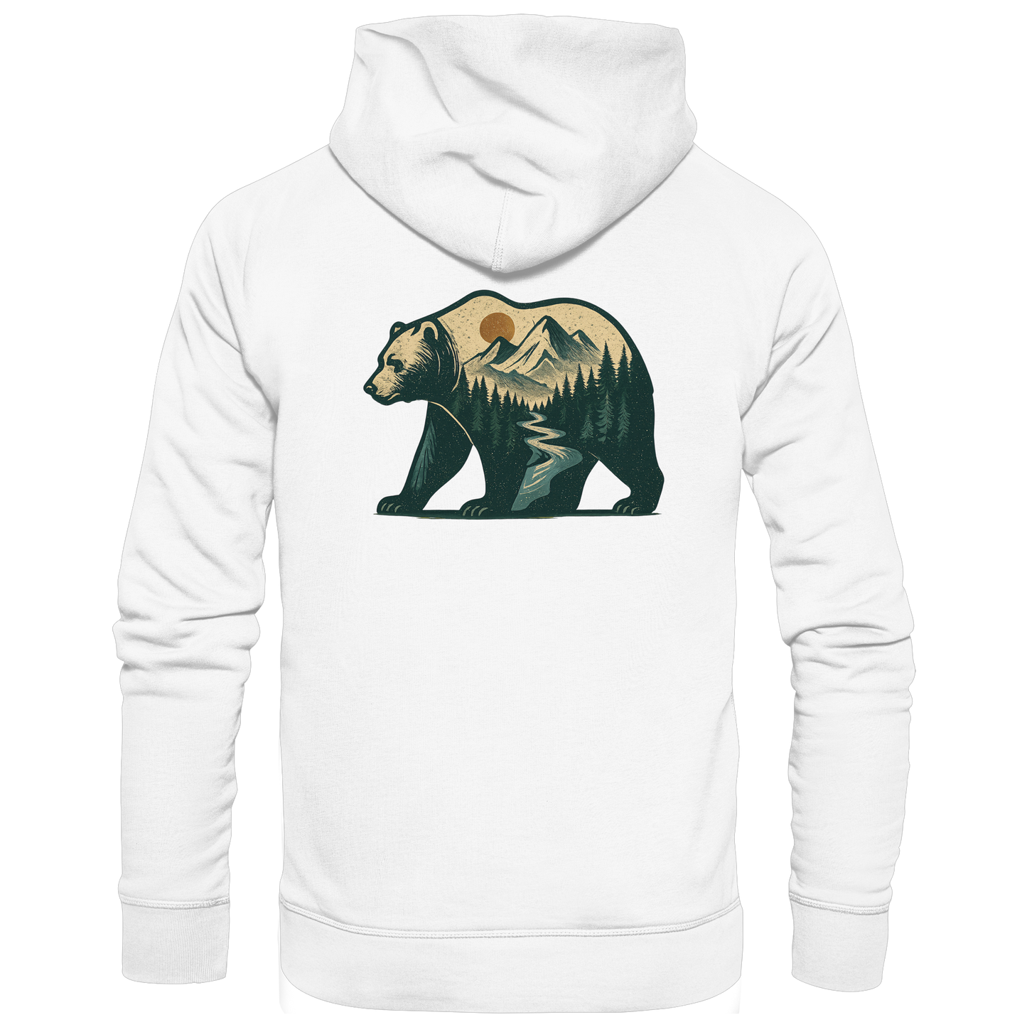 Bear – Spirit of Power - Organic Hoodie