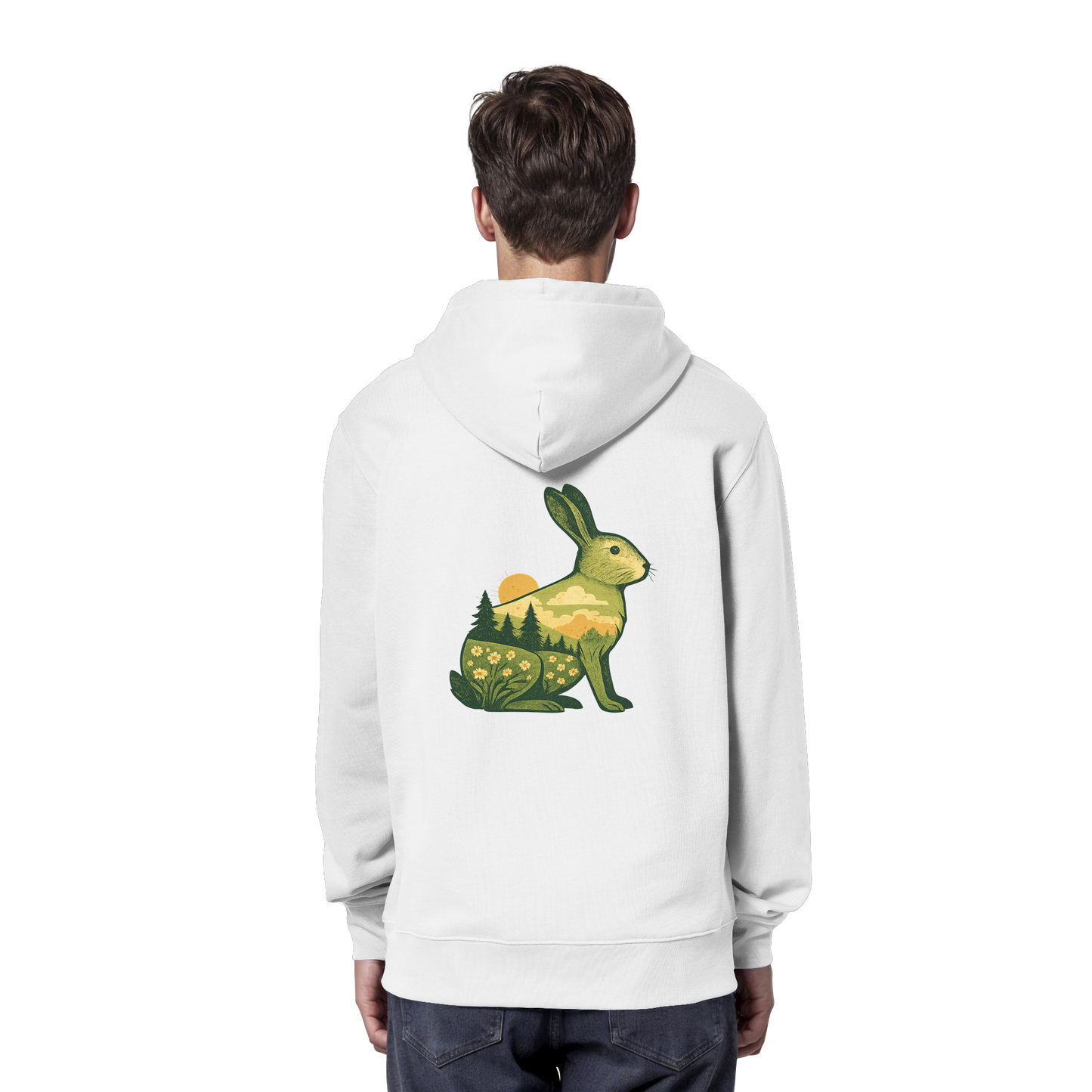 Rabbit – Spirit of Growth - Organic Hoodie