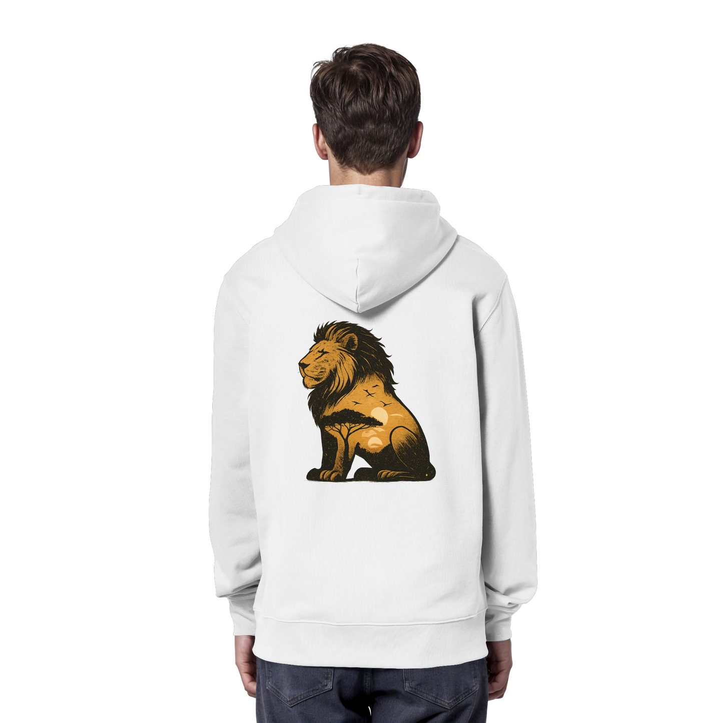 Lion – Spirit of Courage - Organic Hoodie