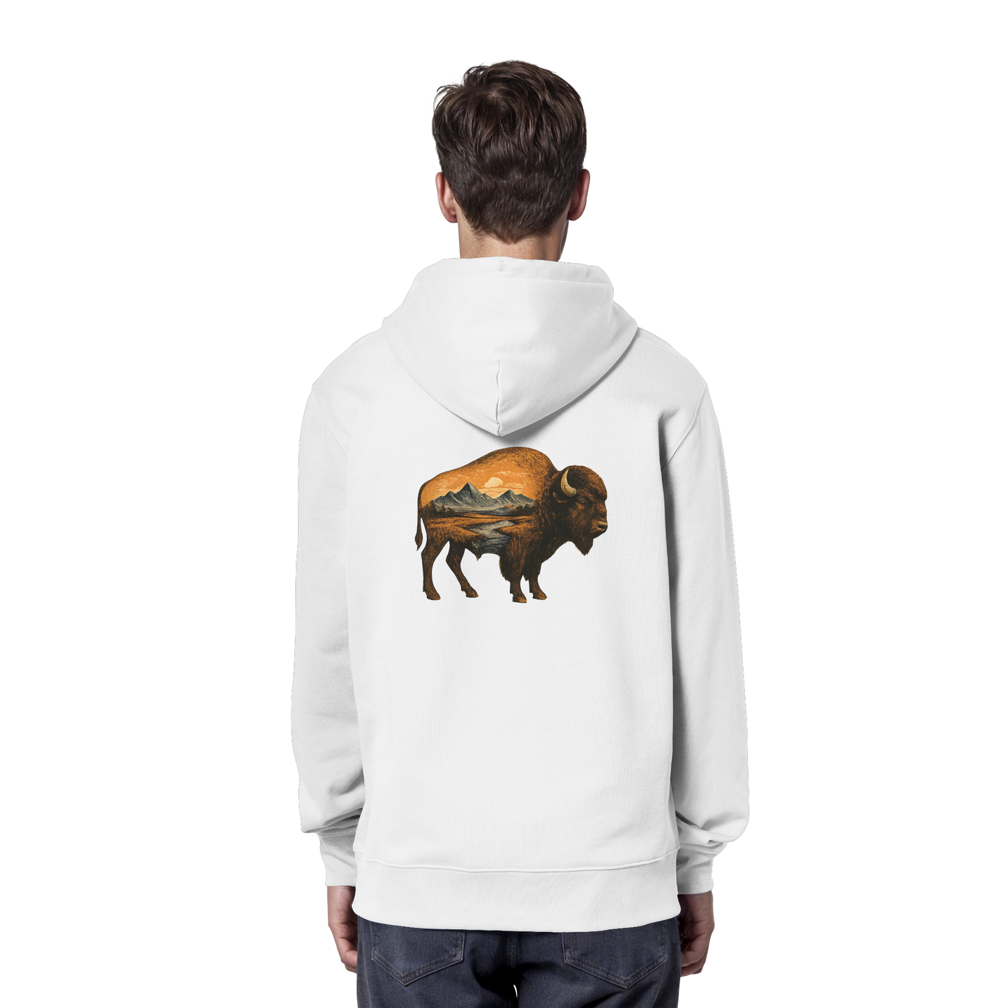 Bison – Spirit of Endurance - Organic Hoodie