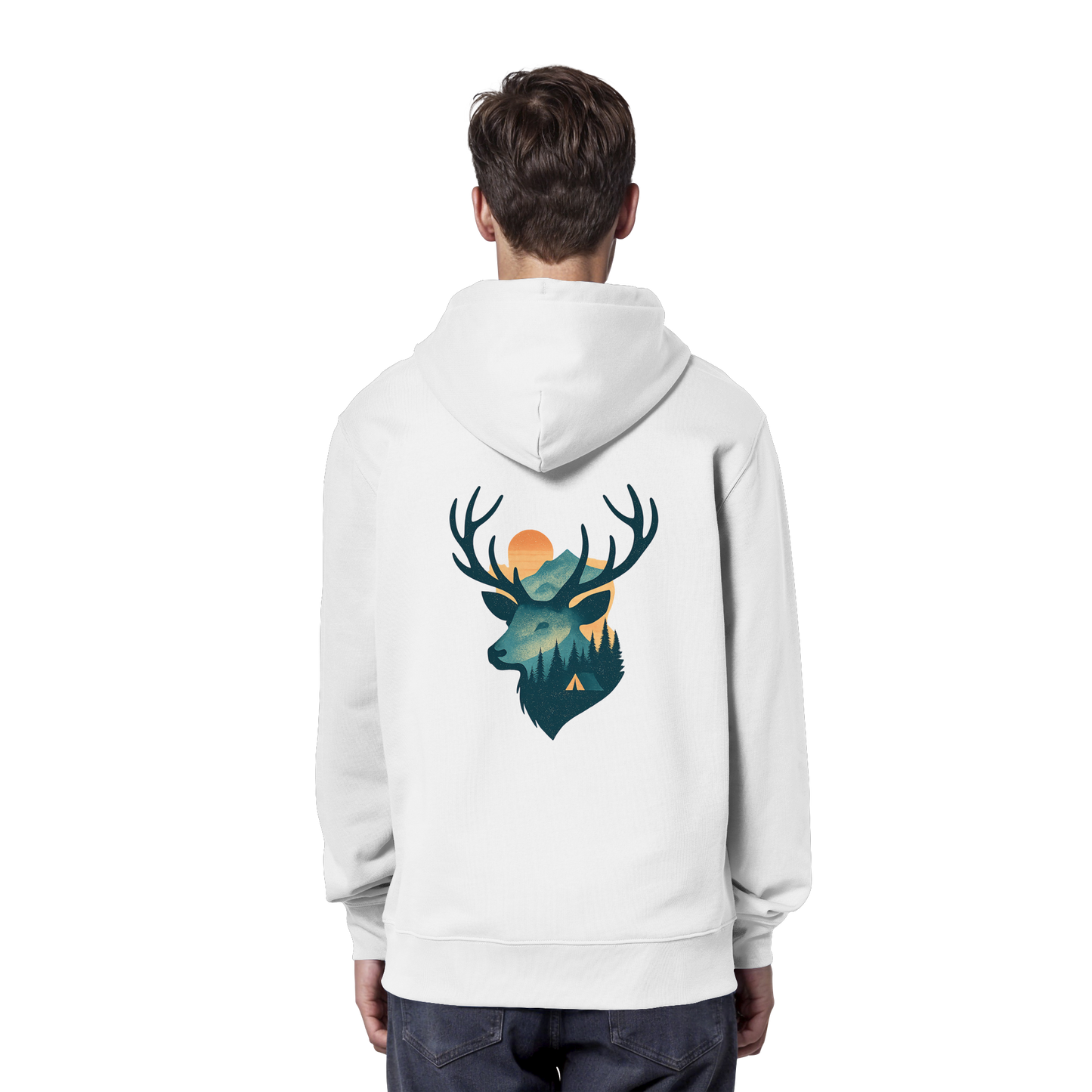 Hirsch – Strength of the Wild - Organic Hoodie