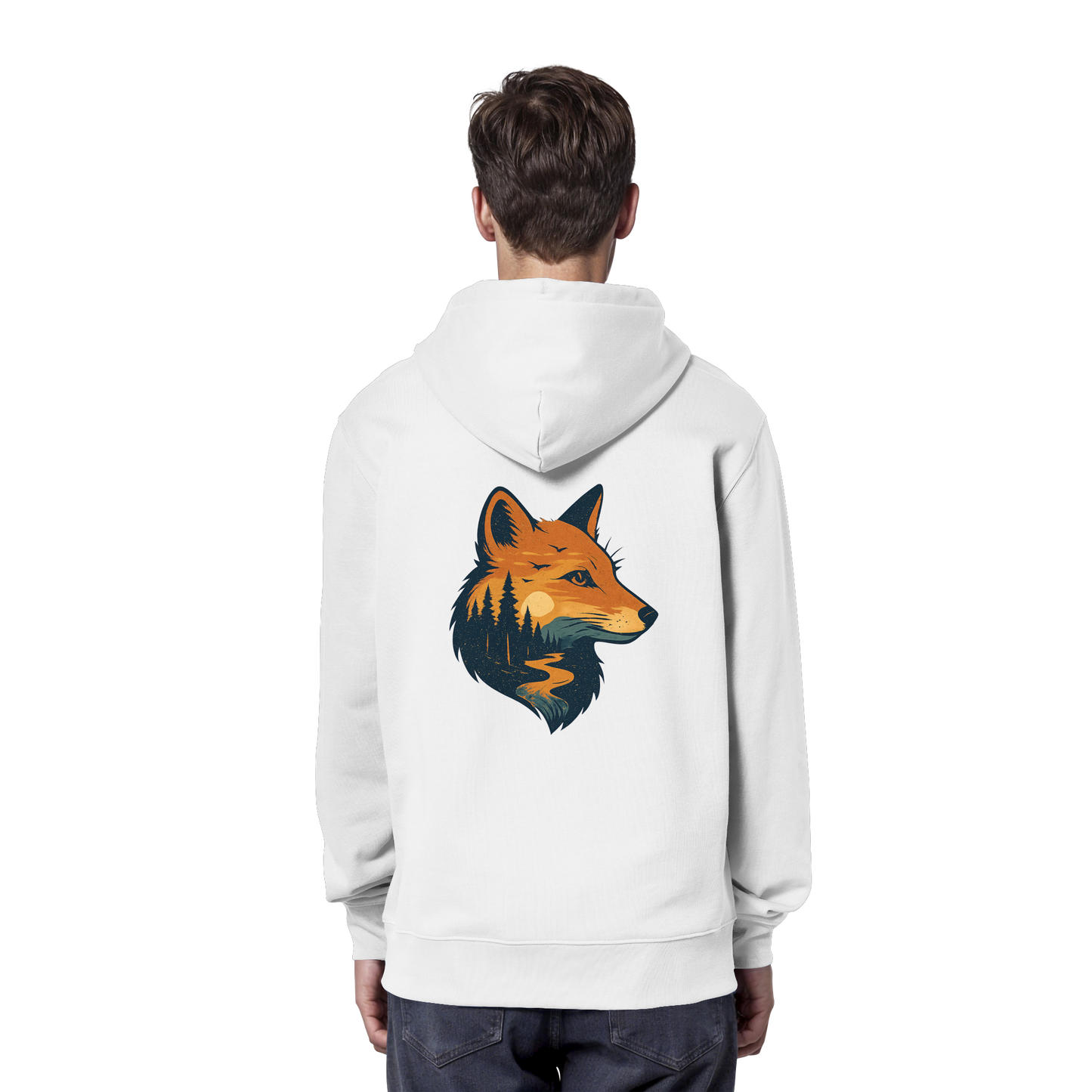 Fox – Curious Spirit - Organic Hoodie