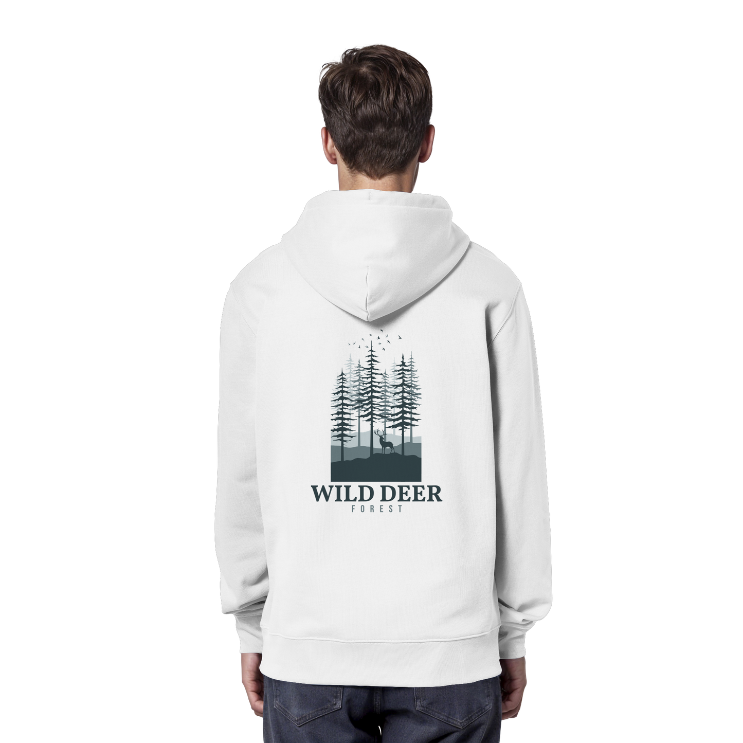 WILD DEER – Forest Edition - Organic Hoodie