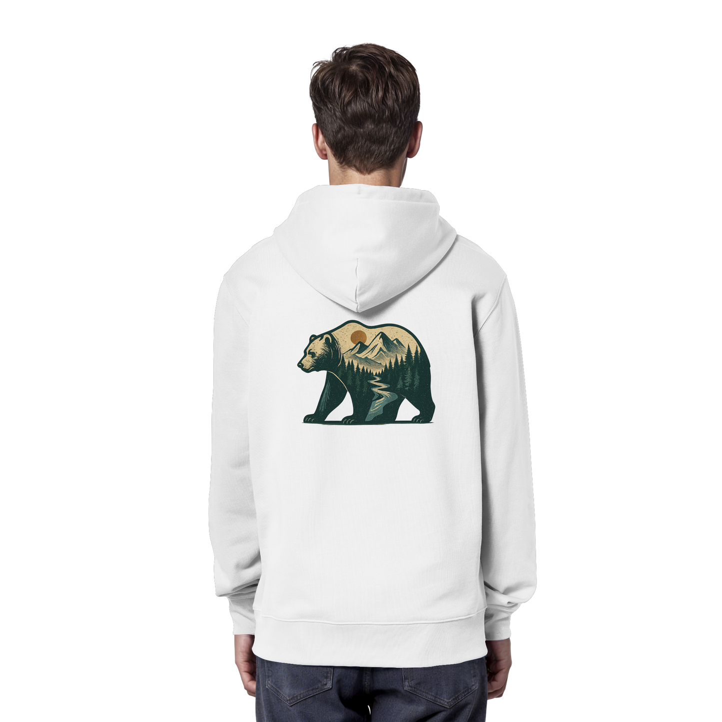 Bear – Spirit of Power - Organic Hoodie