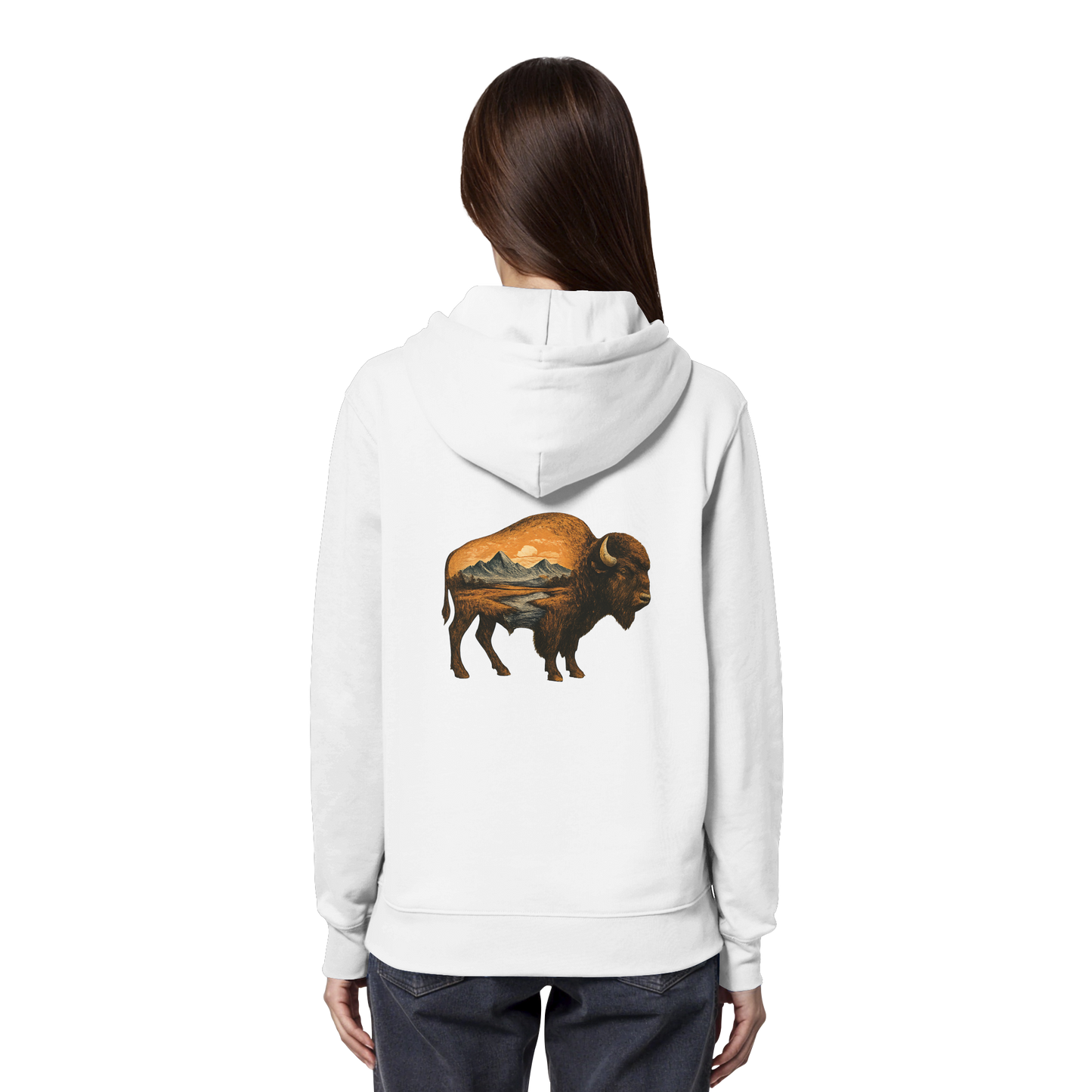 Bison – Spirit of Endurance - Organic Hoodie